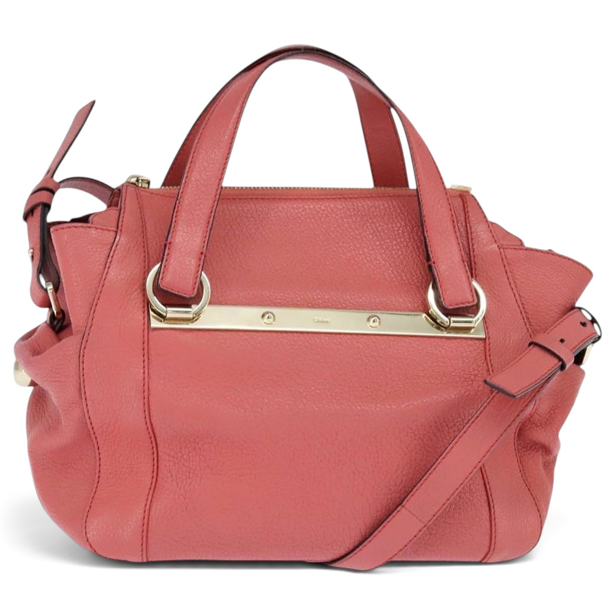 C leather handbag