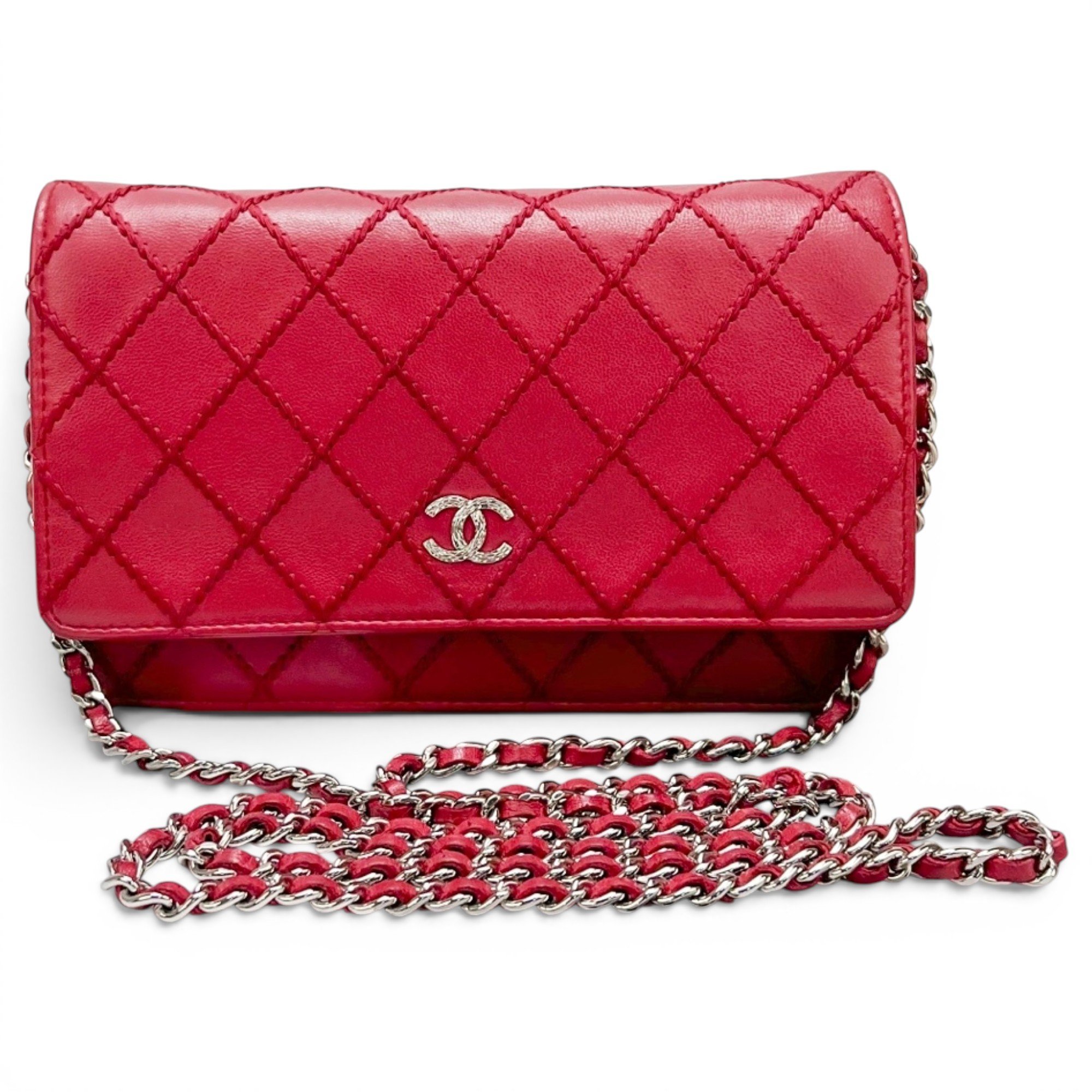 Wallet On Chain Timeless/Classique leather crossbody bag