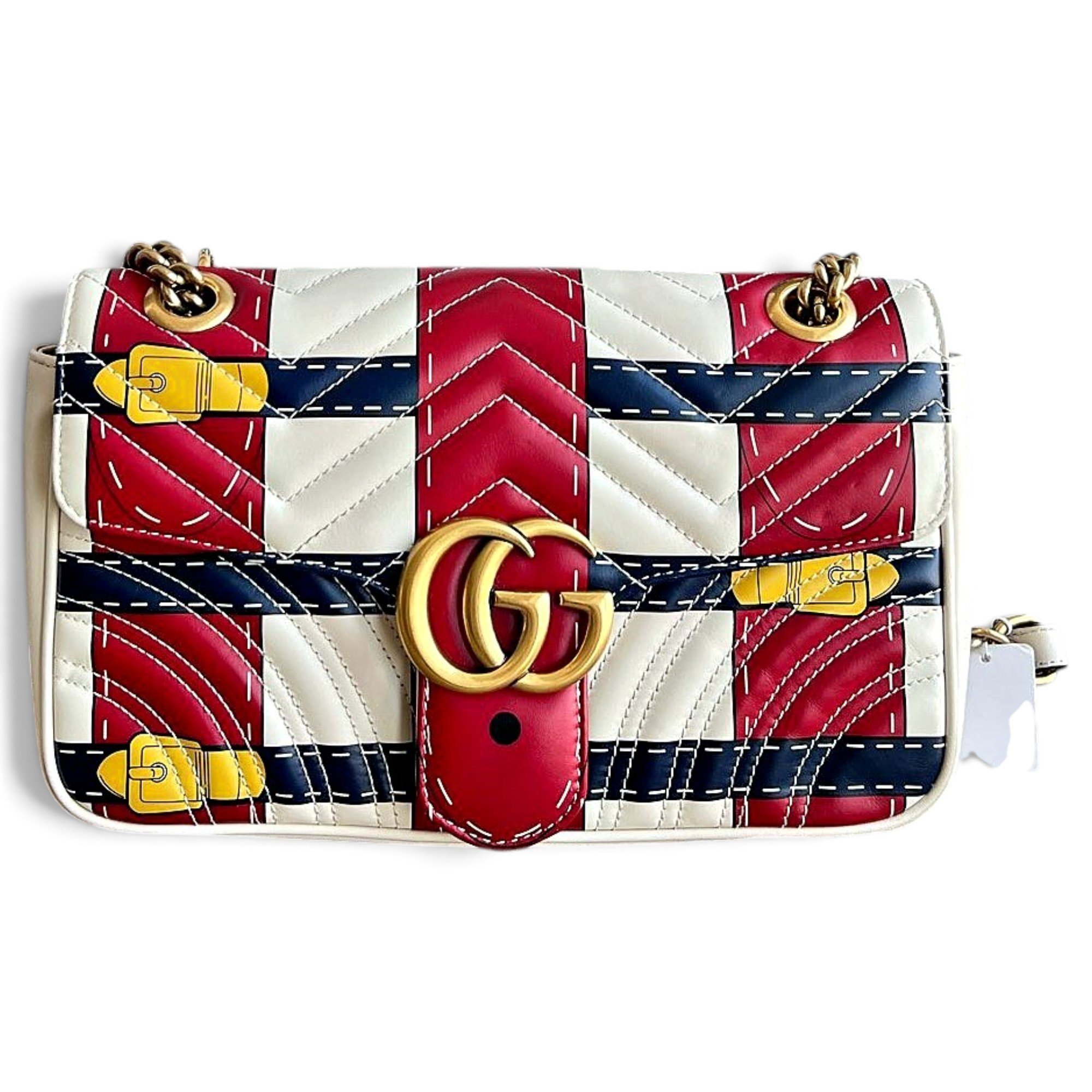 GG Marmont Flap leather crossbody bag
