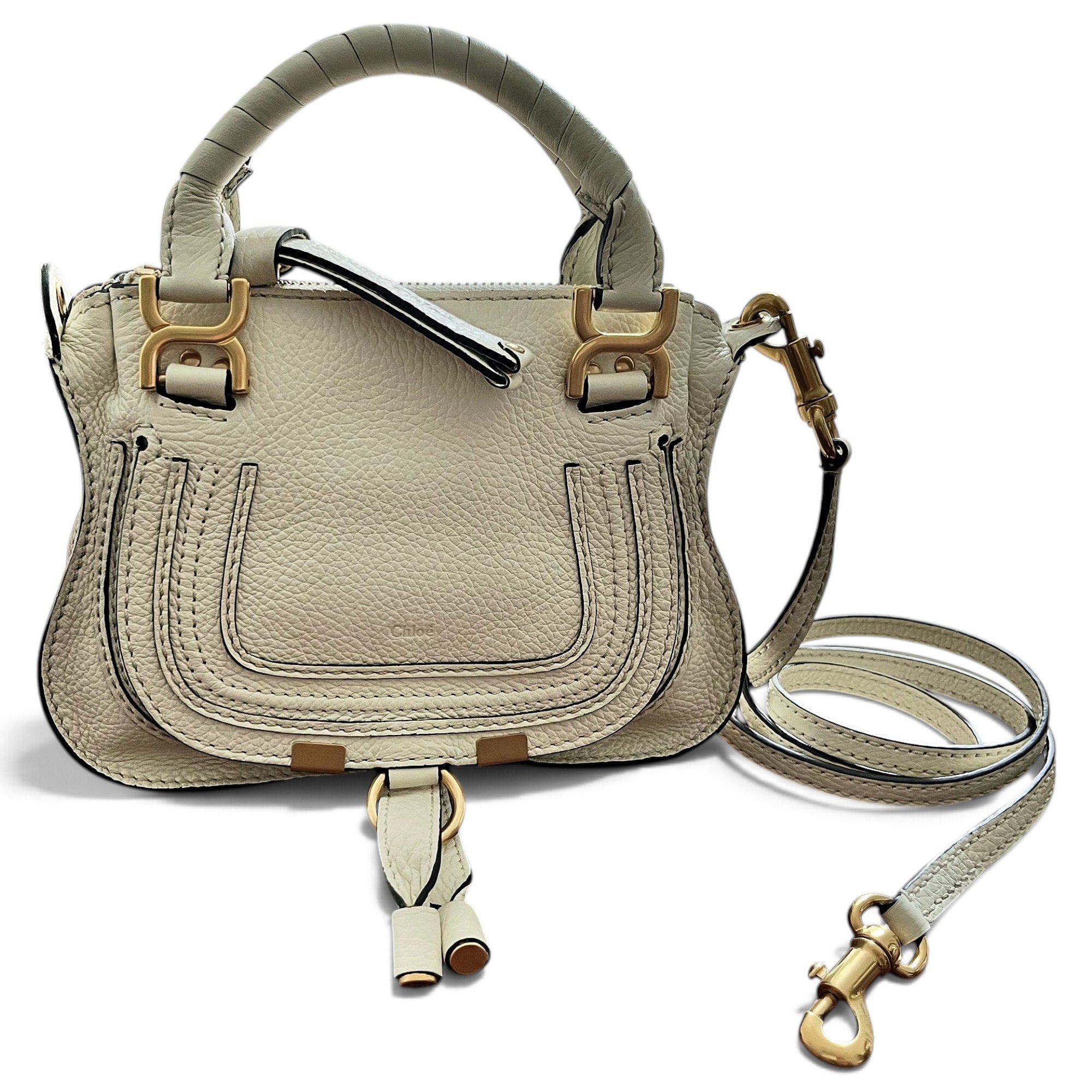 Marcie Top Handle leather crossbody bag