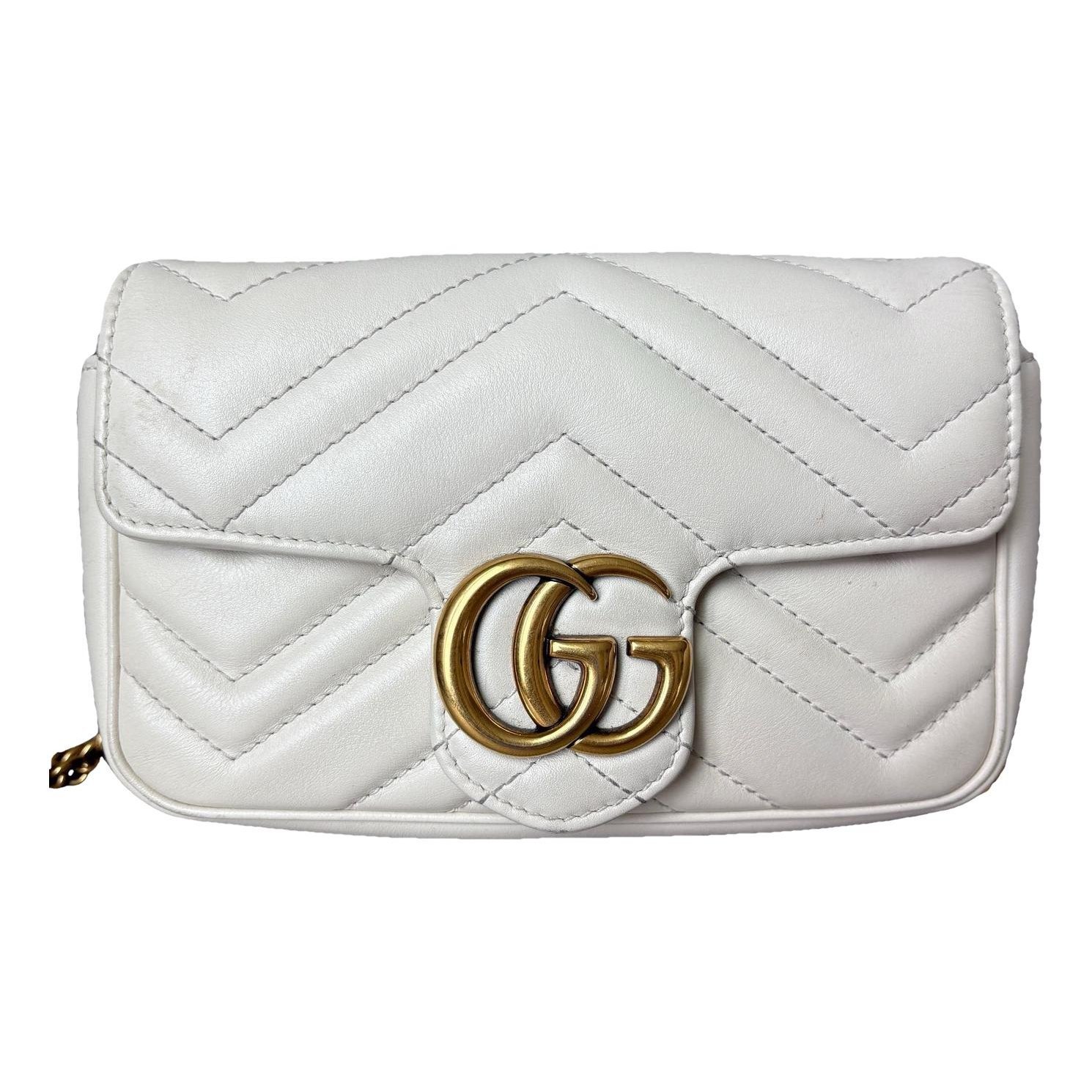 GG Marmont Flap leather crossbody bag