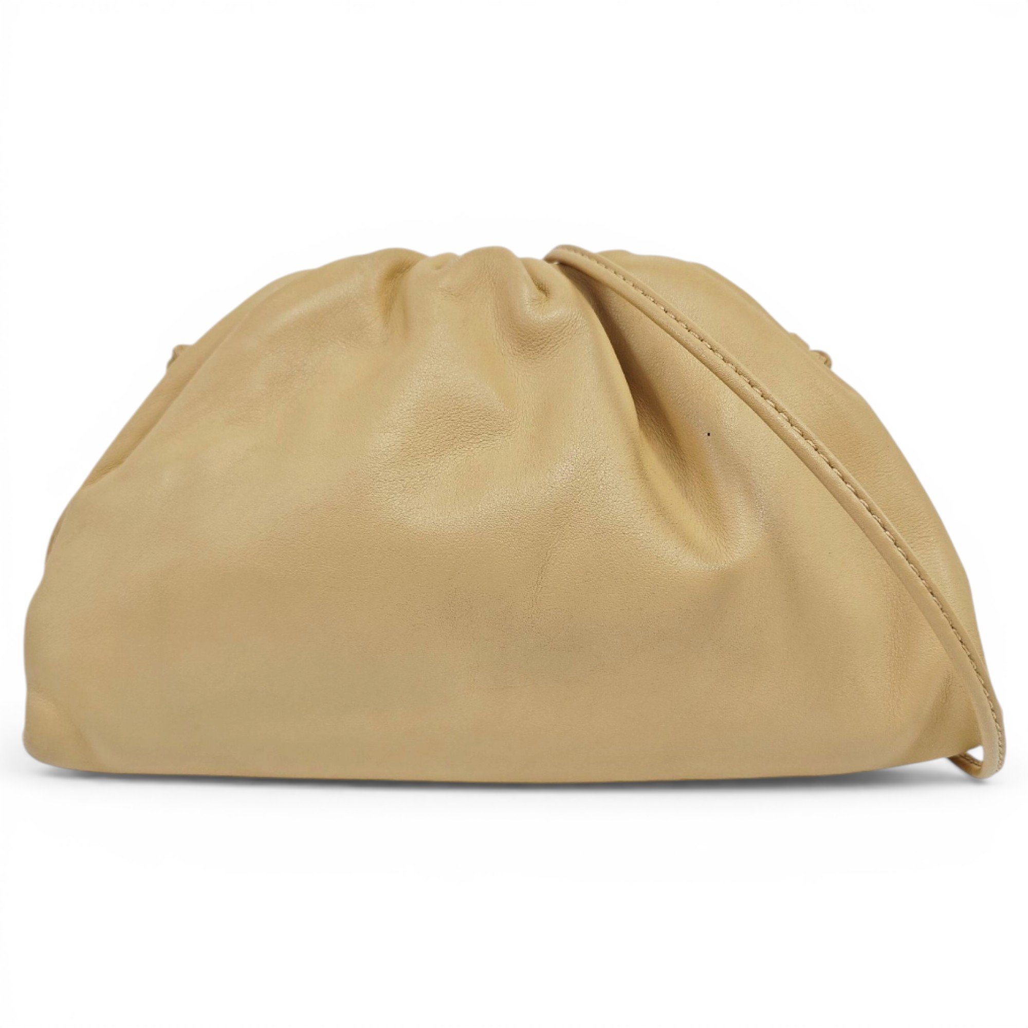 Pouch leather handbag