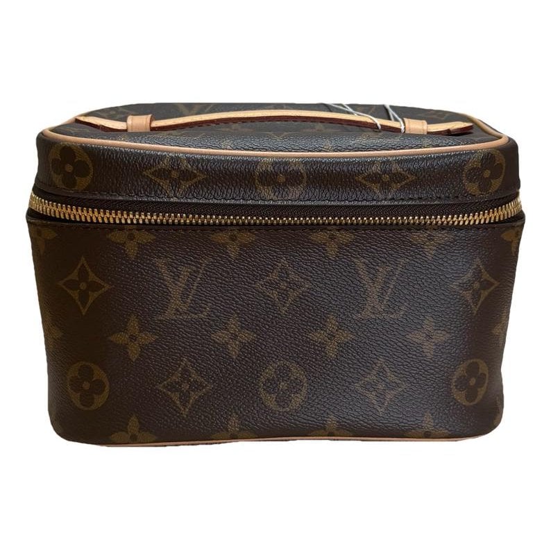 Vanity leather handbag