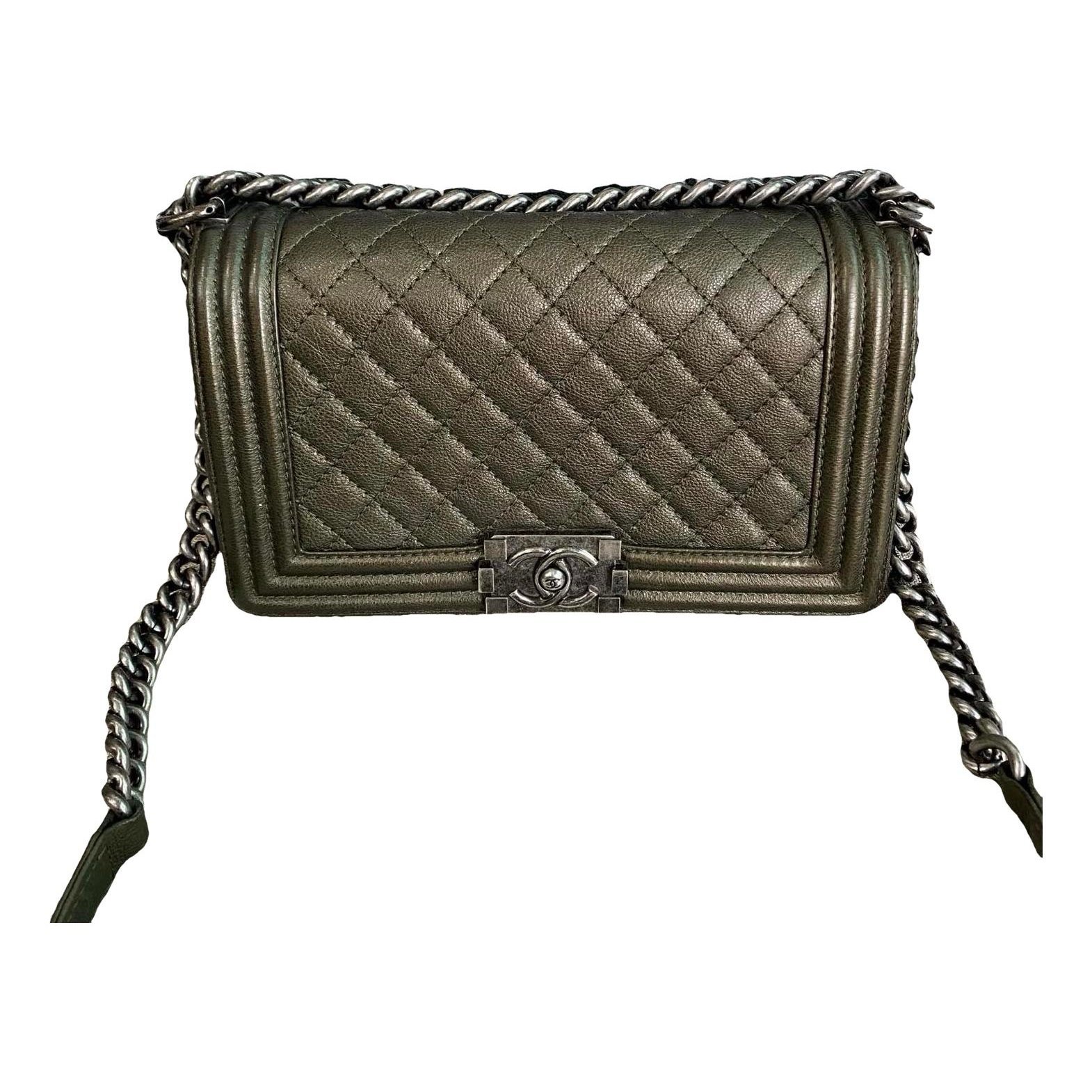 Boy leather crossbody bag