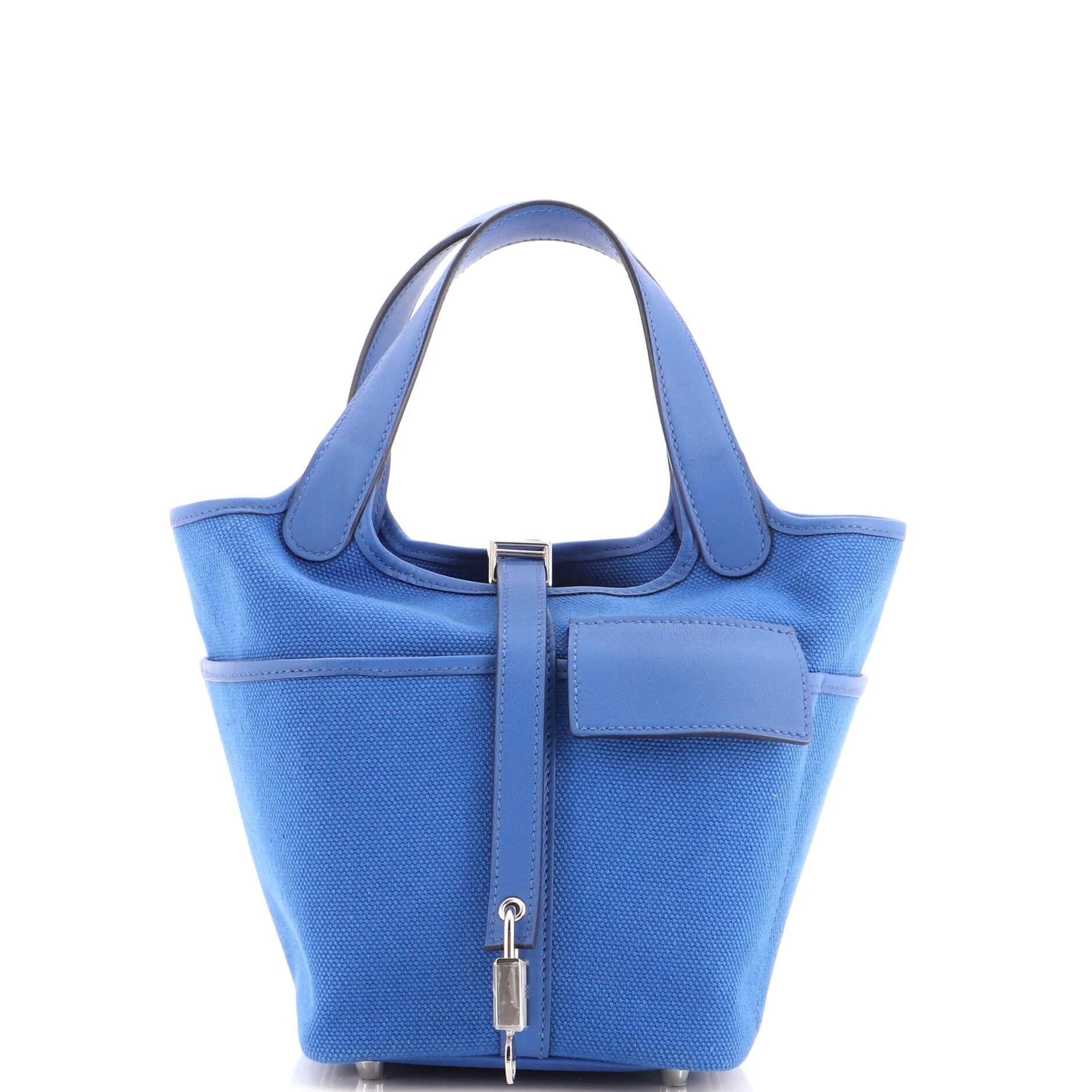 Picotin leather handbag