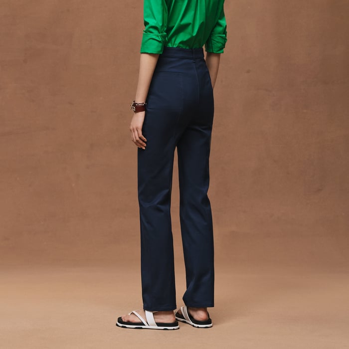 Bleu Outremer Straight Leg Pants