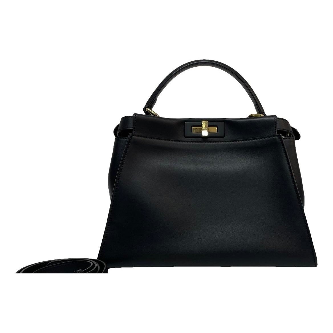 Peekaboo leather handbag