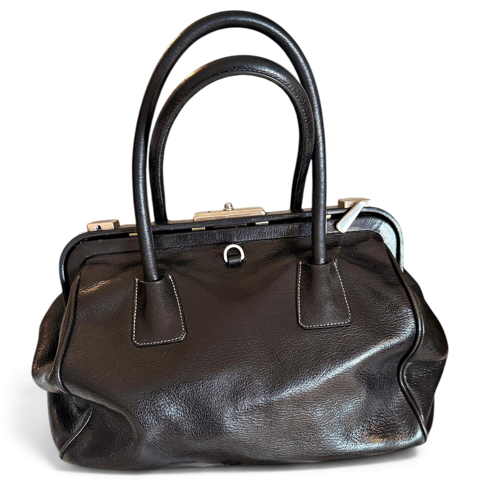 Leather handbag