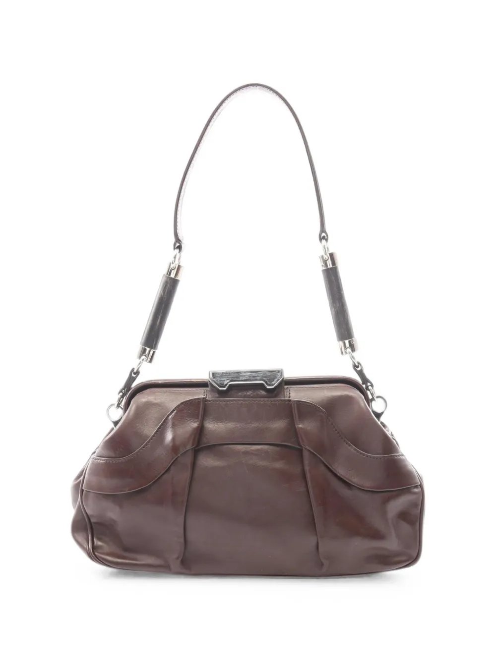 2000s leather shoulder bag