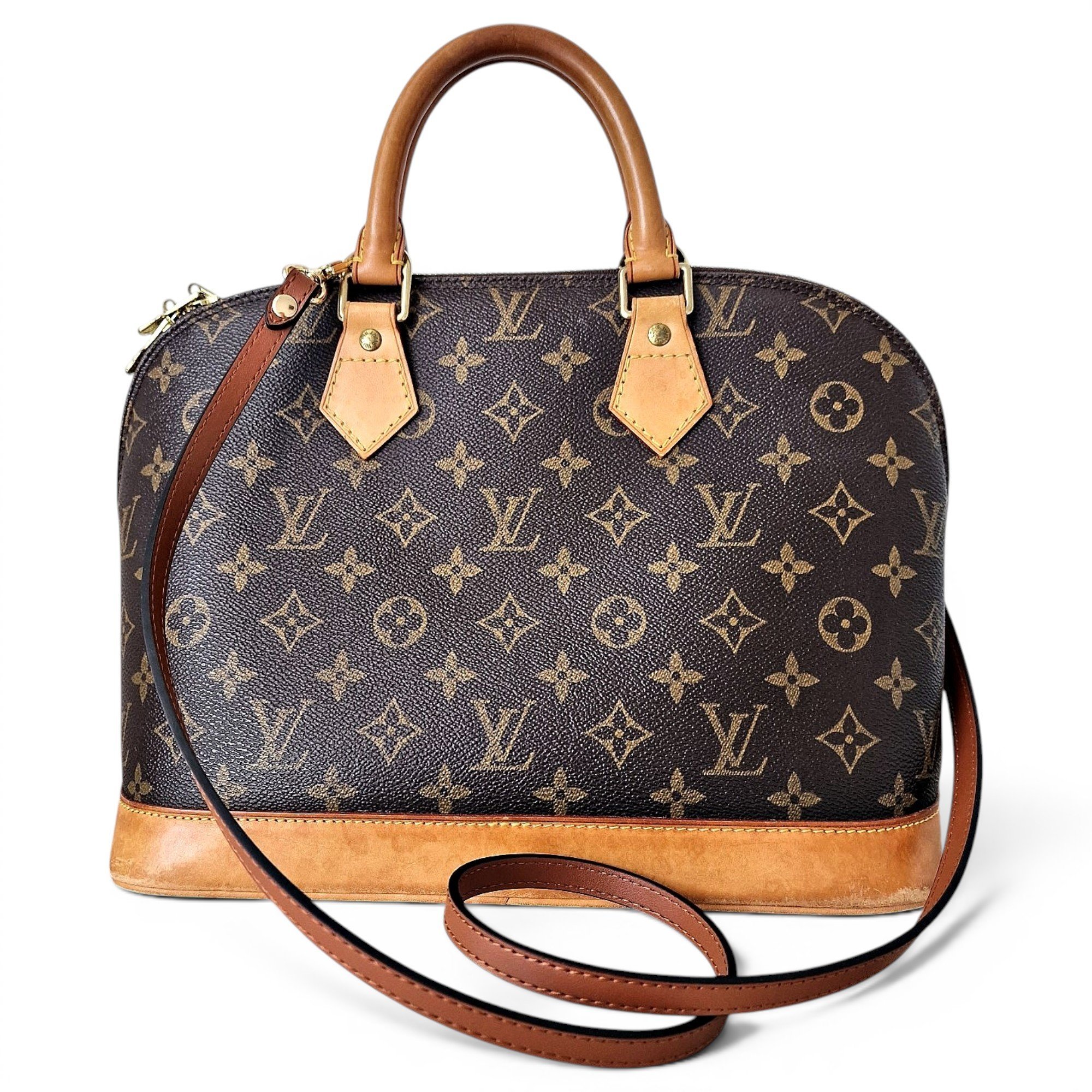 Alma leather handbag