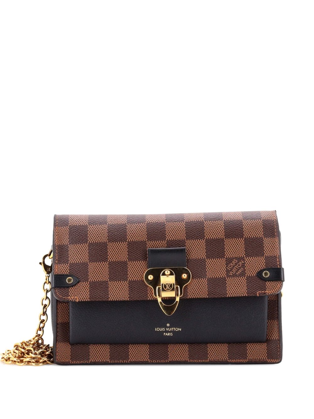Vavin Chain Wallet NM Damier with Leather crossbody bag