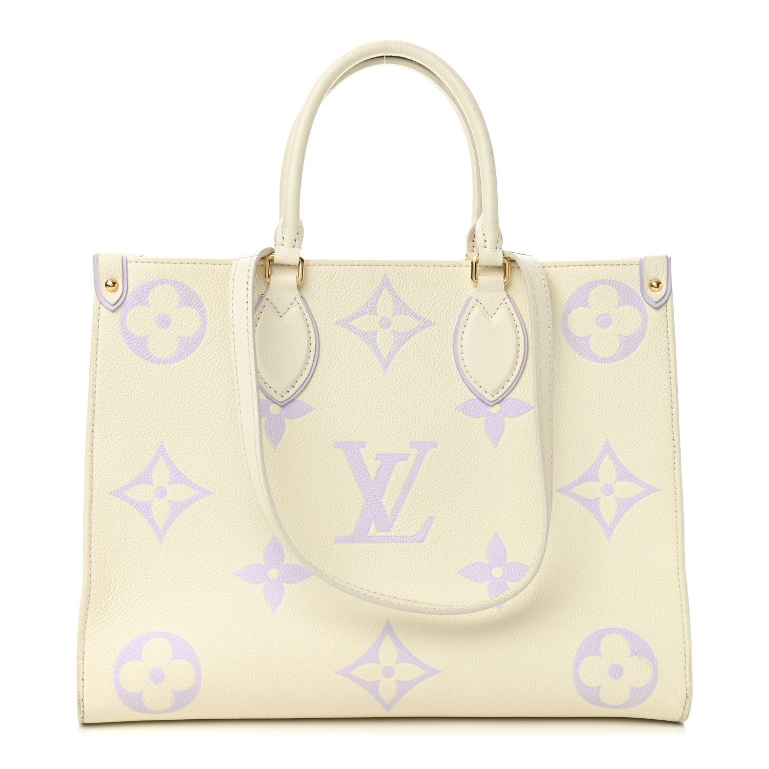 Louis Vuitton Empreinte Monogram Giant Onthego MM Latte Bubble Tea