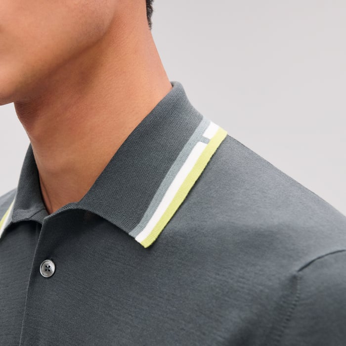 Orage "Rayures & Twist" Polo Shirt
