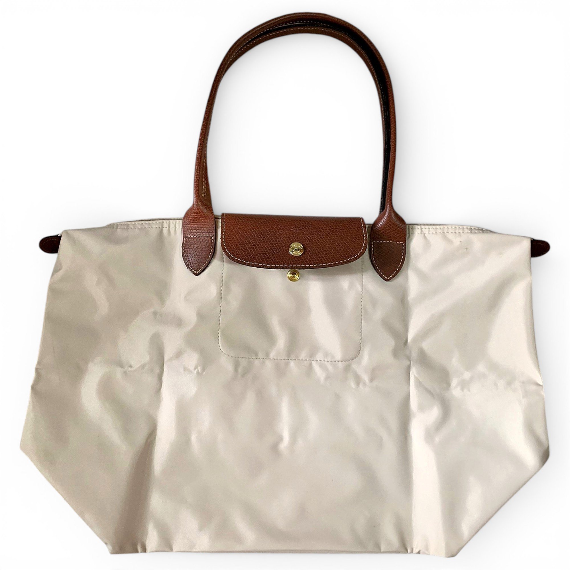 Pliage leather tote