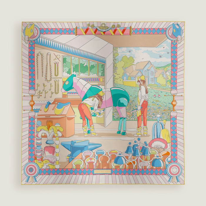 Pony Pit Stop Double Face Scarf 90