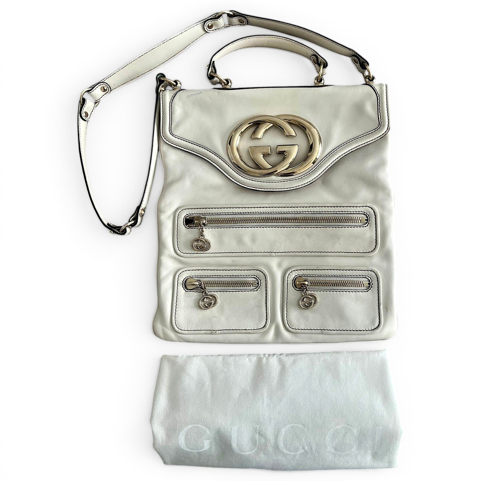 Britt leather crossbody bag