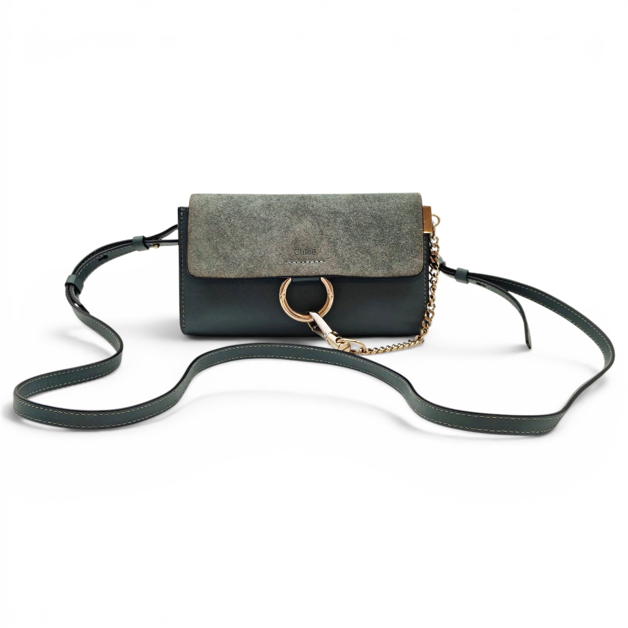 Faye leather handbag