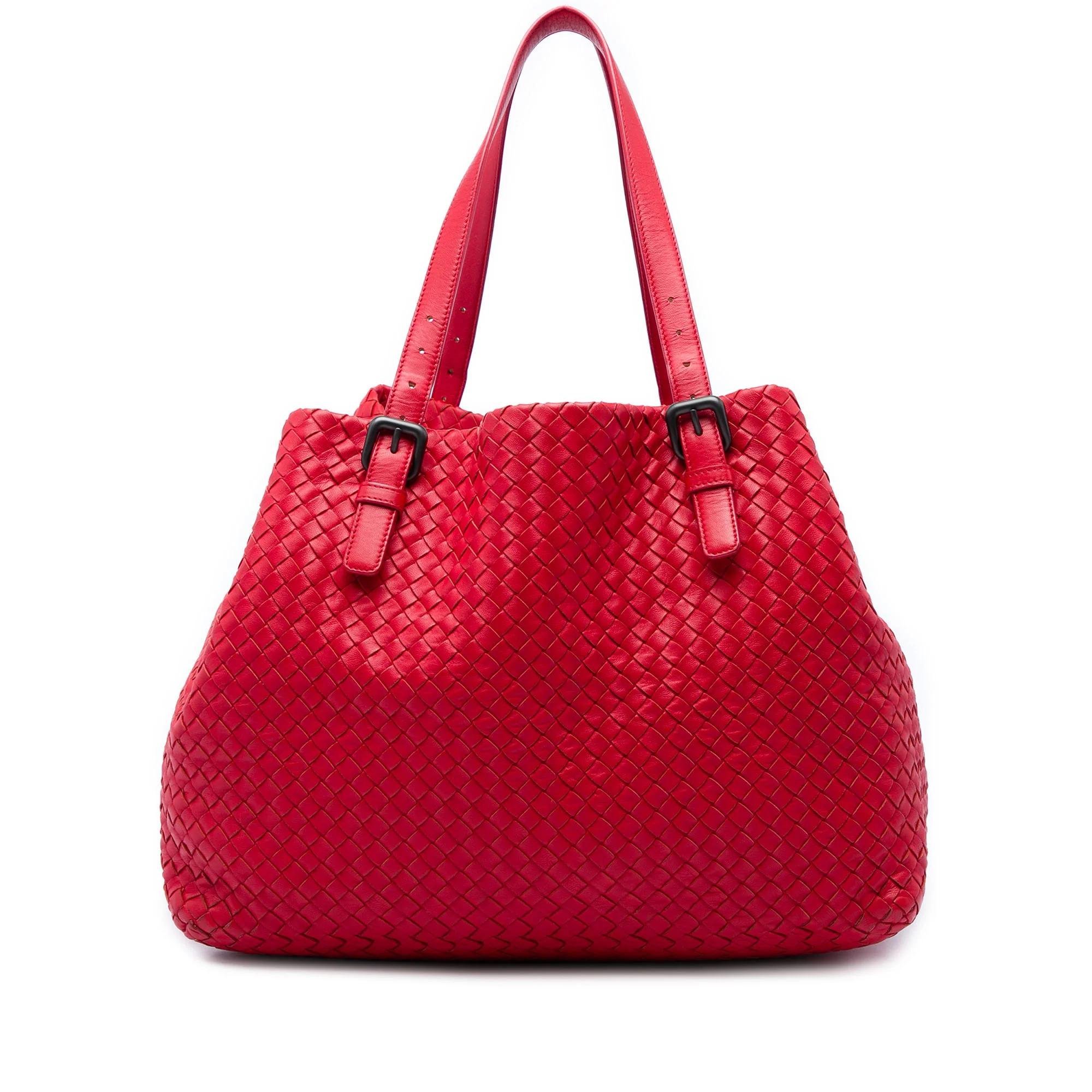 Leather tote