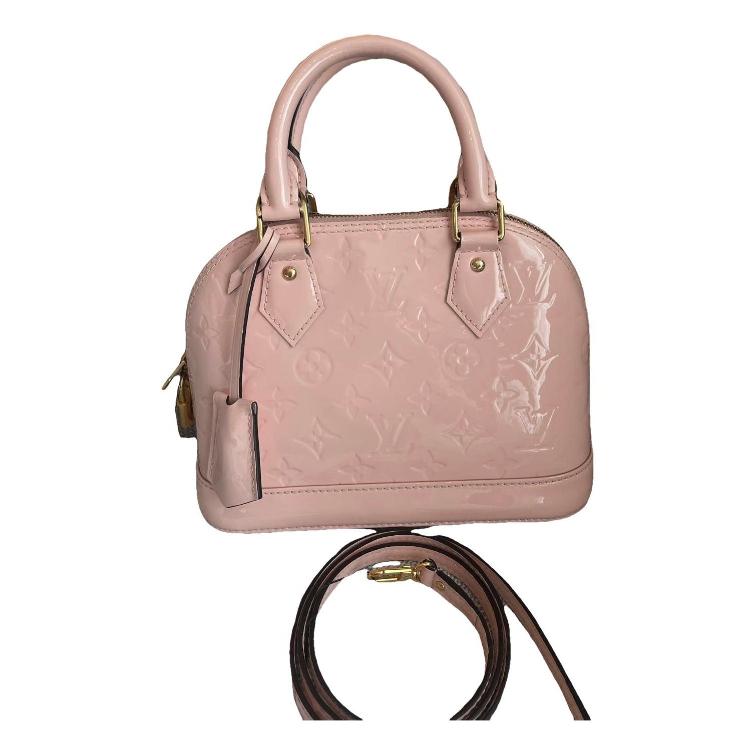Alma BB patent leather handbag