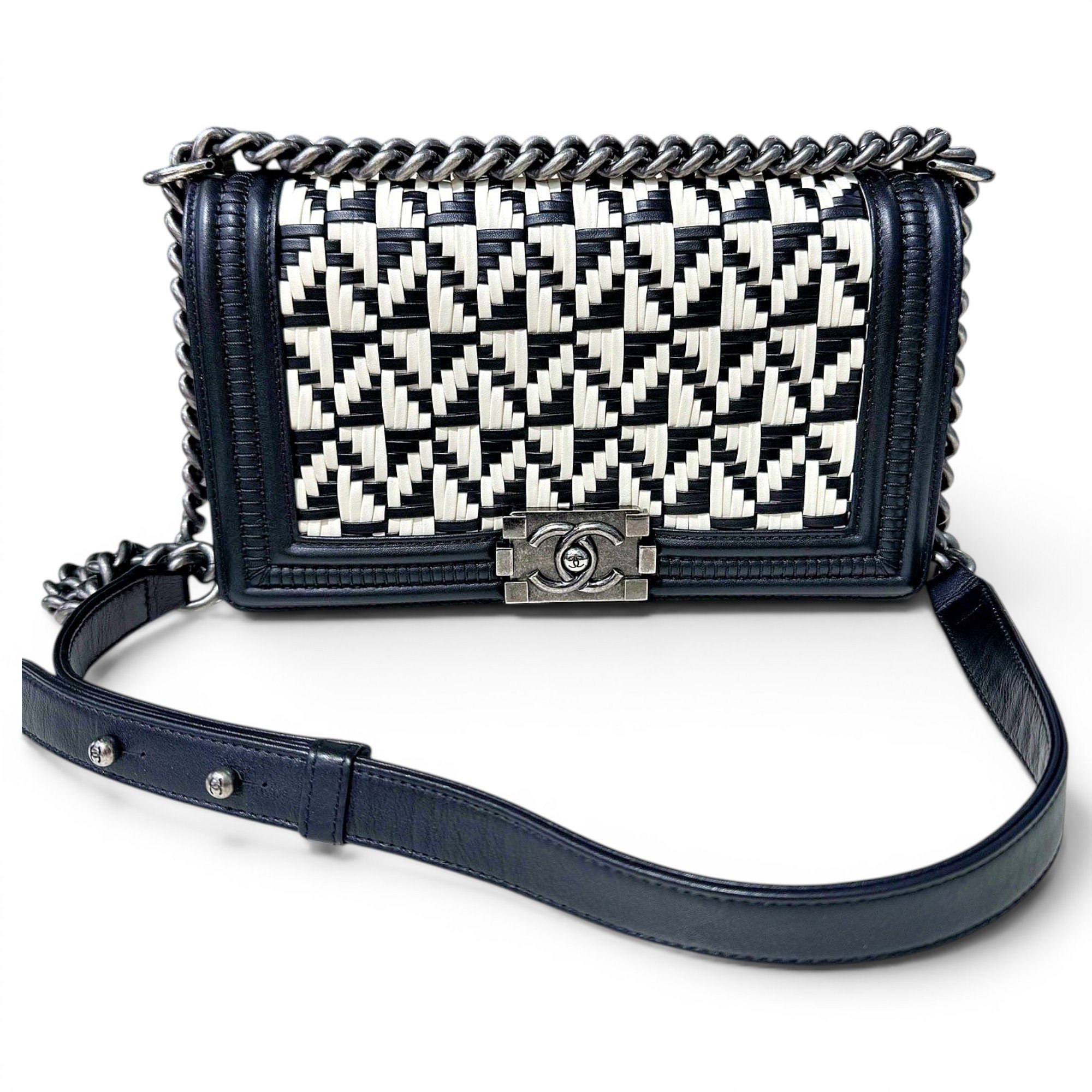 Boy leather crossbody bag