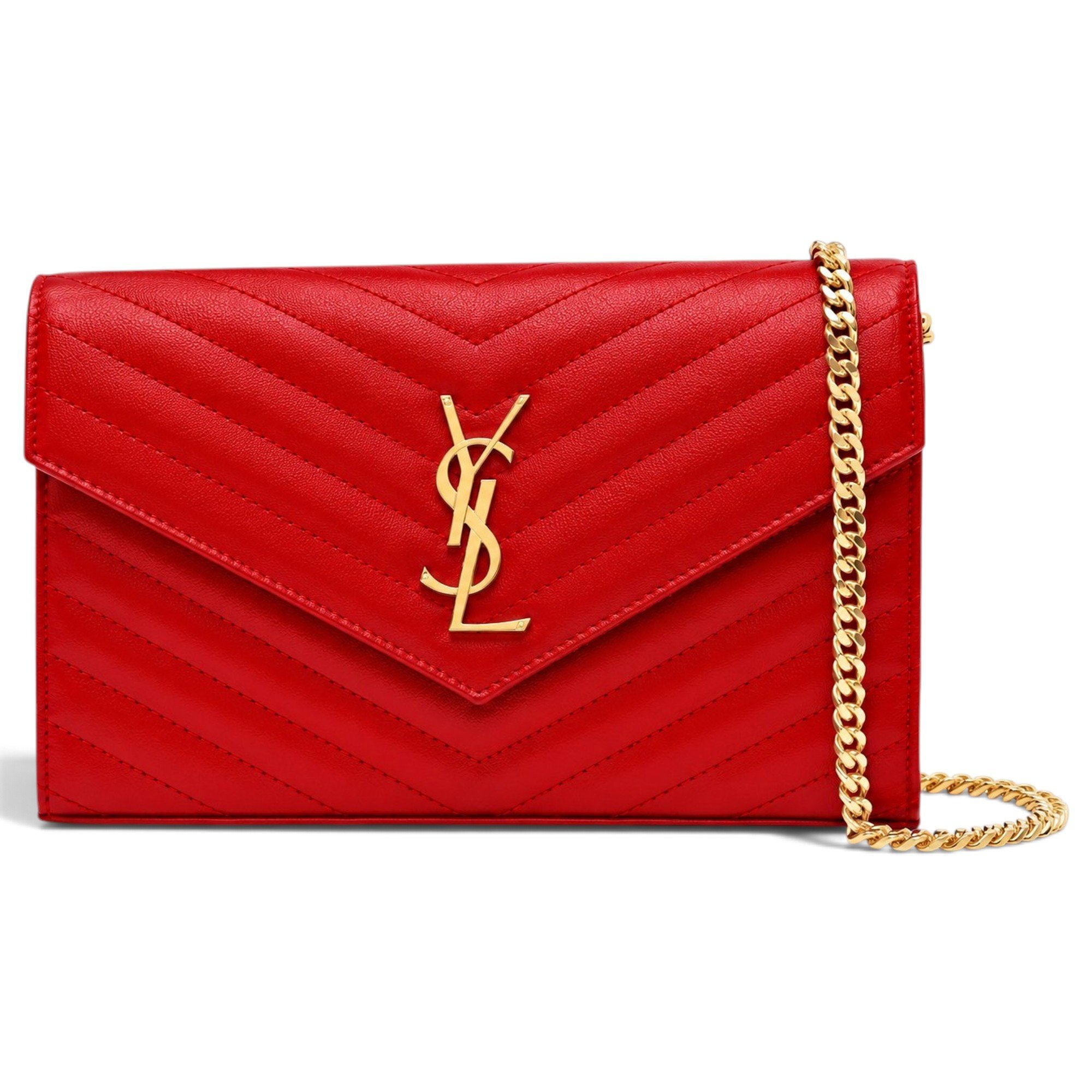 Portefeuille enveloppe leather crossbody bag