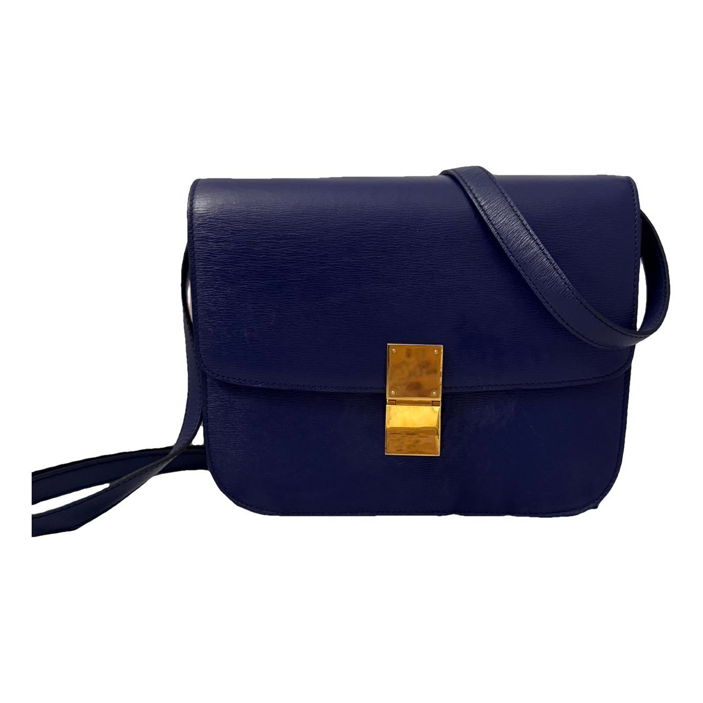 Classic leather crossbody bag