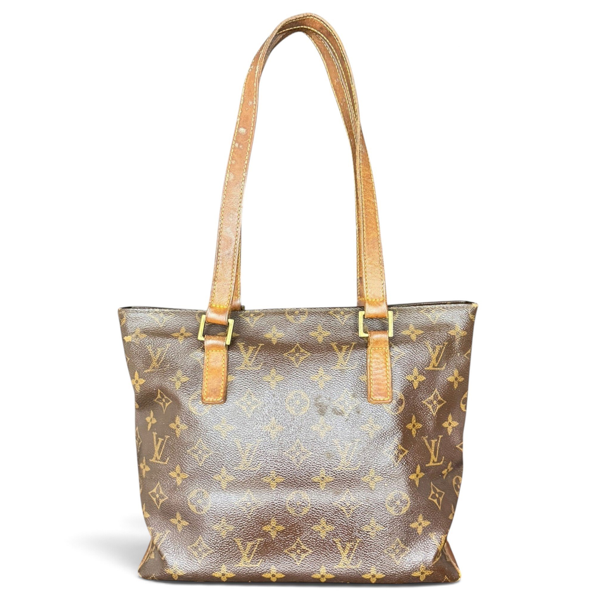 Piano leather tote