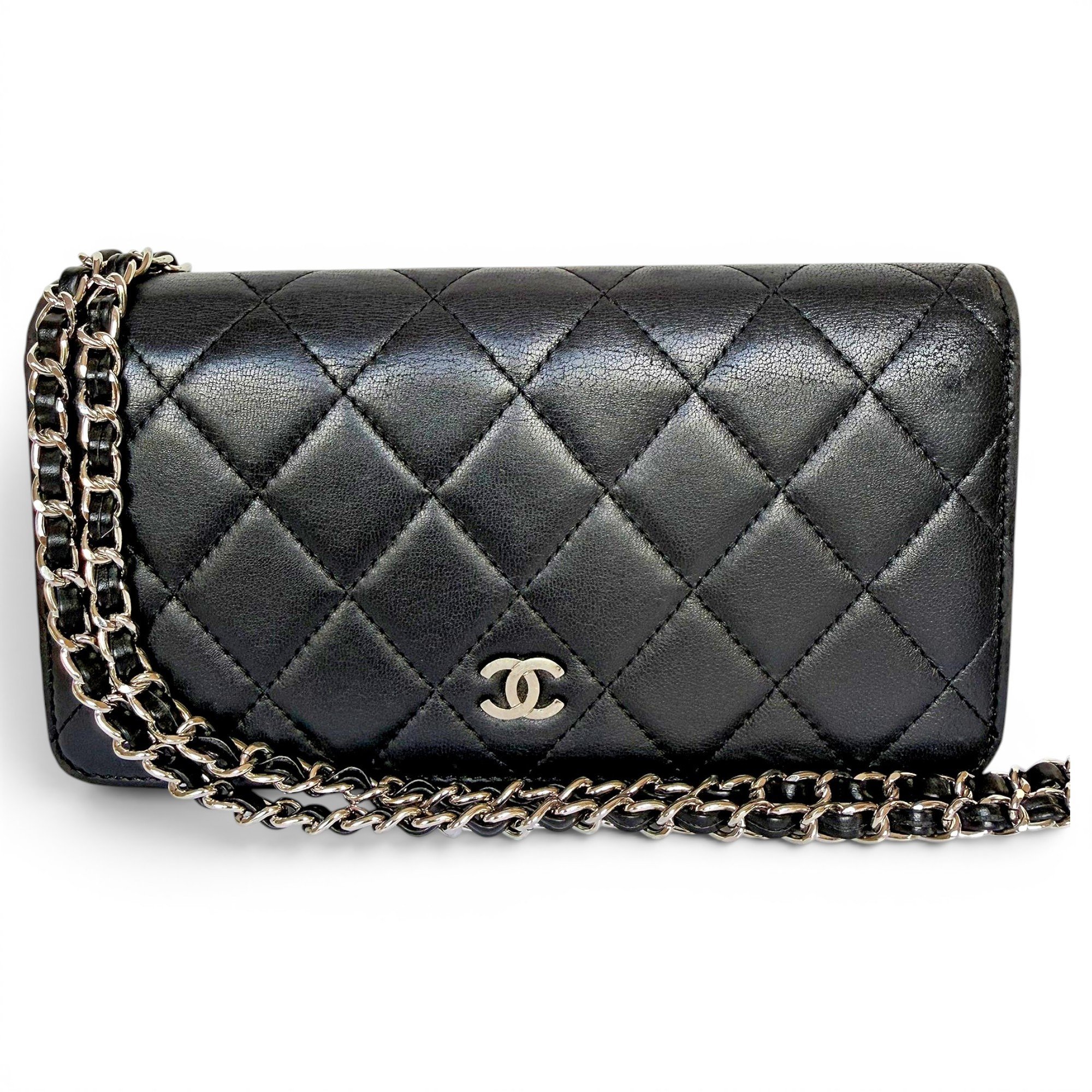 Wallet On Chain Timeless/Classique leather crossbody bag