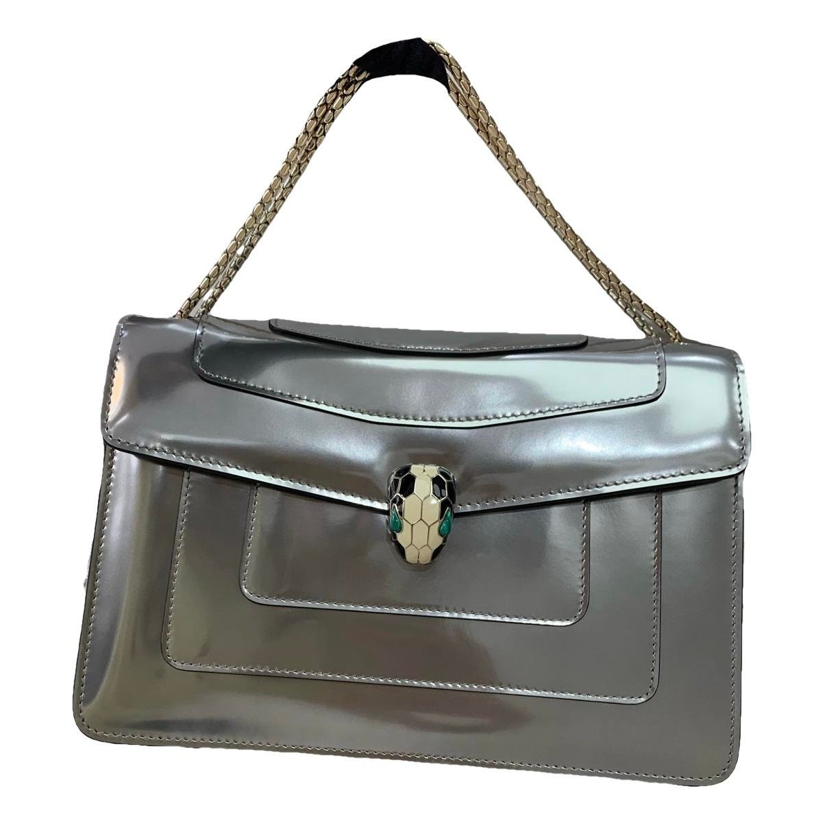 Serpenti leather handbag