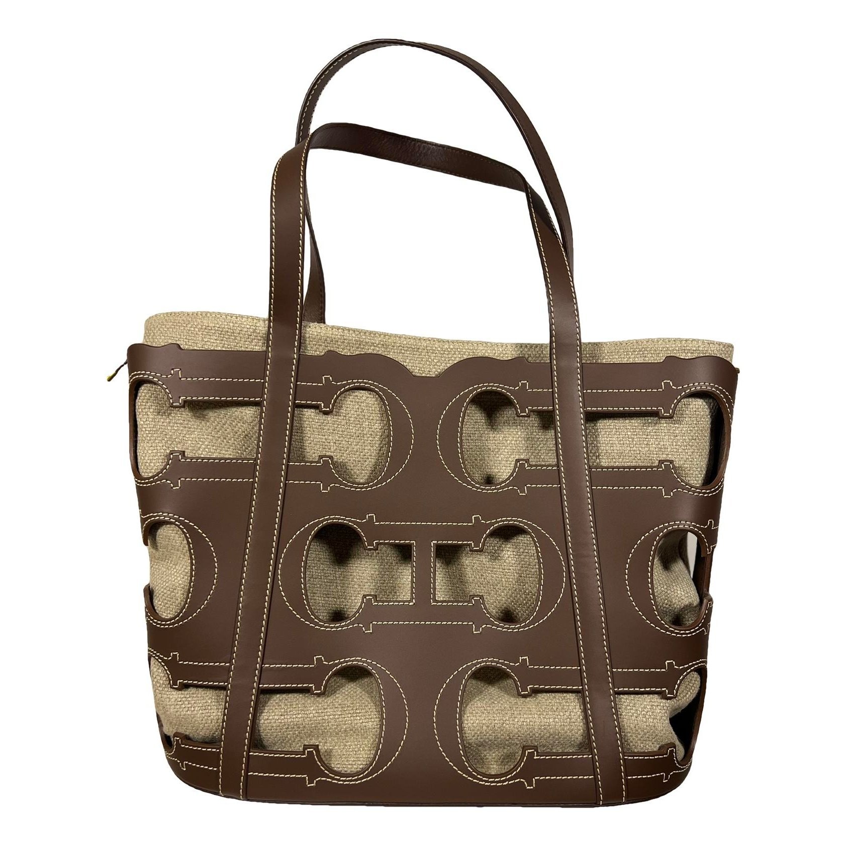 Carolina Herrera Leather tote