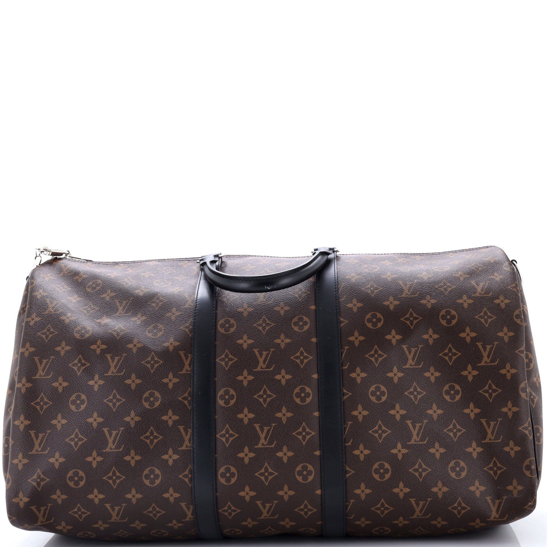 Keepall Bandouliere Bag Macassar Monogram Canvas 55