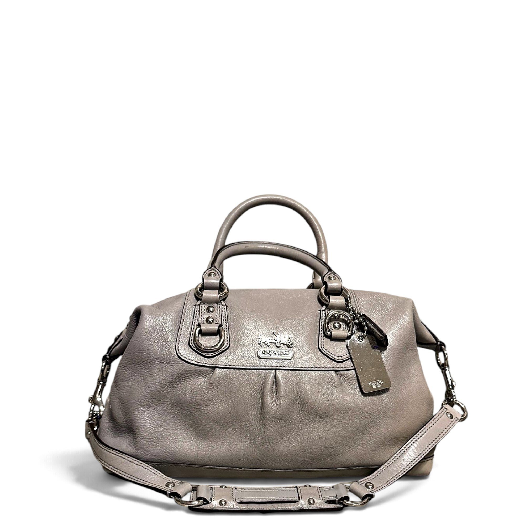 Madison leather satchel