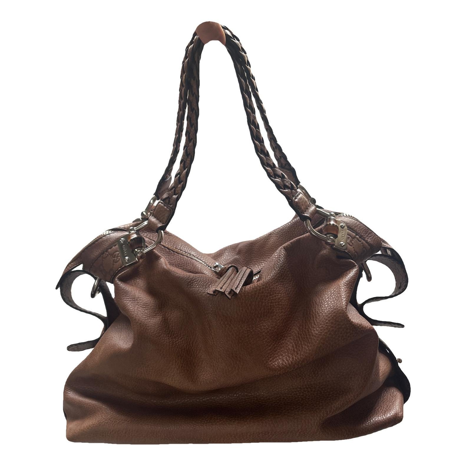 Leather handbag