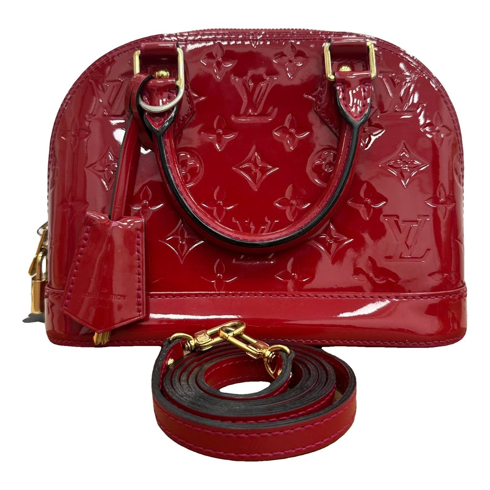 Alma BB patent leather handbag