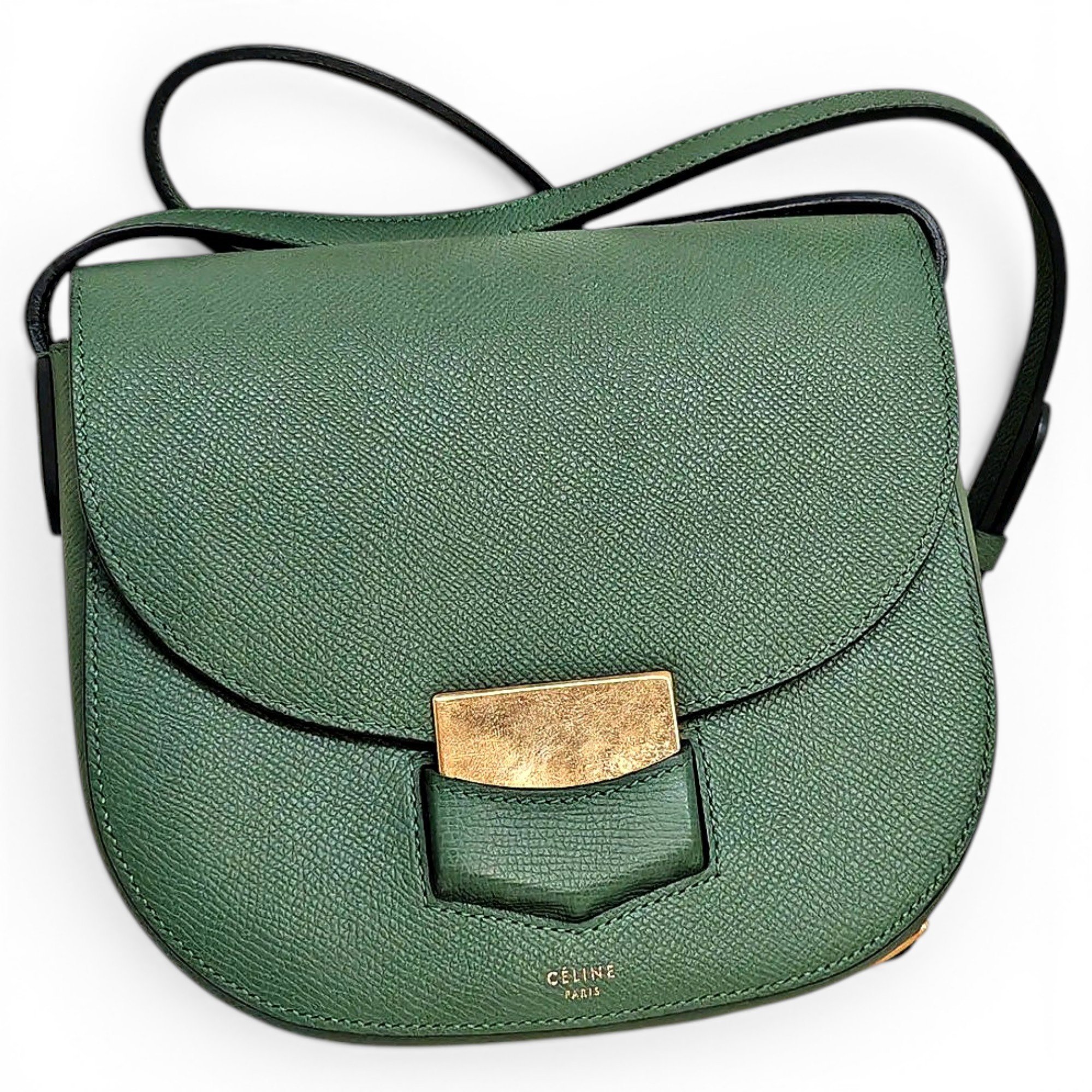 Trotteur leather crossbody bag