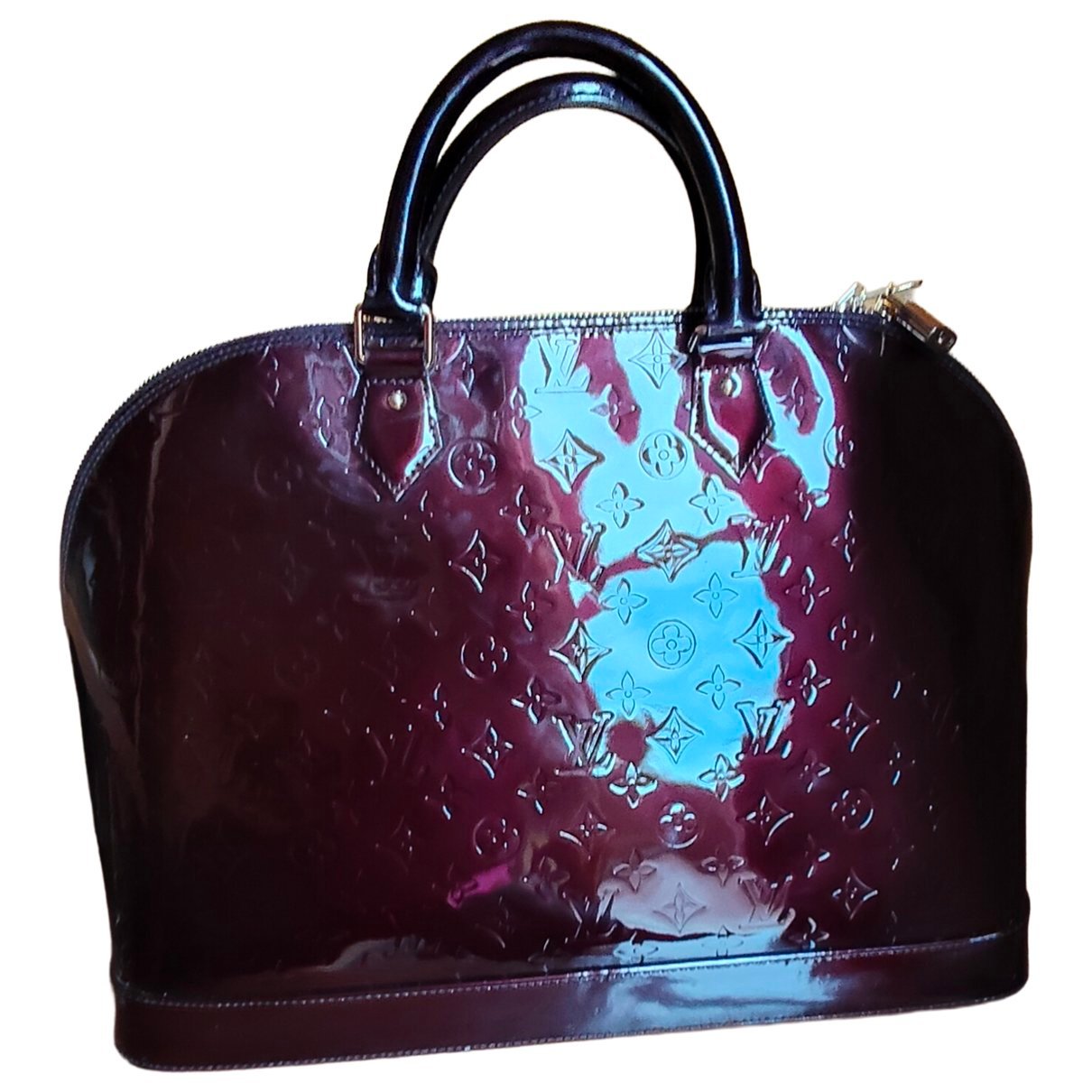 Alma patent leather handbag