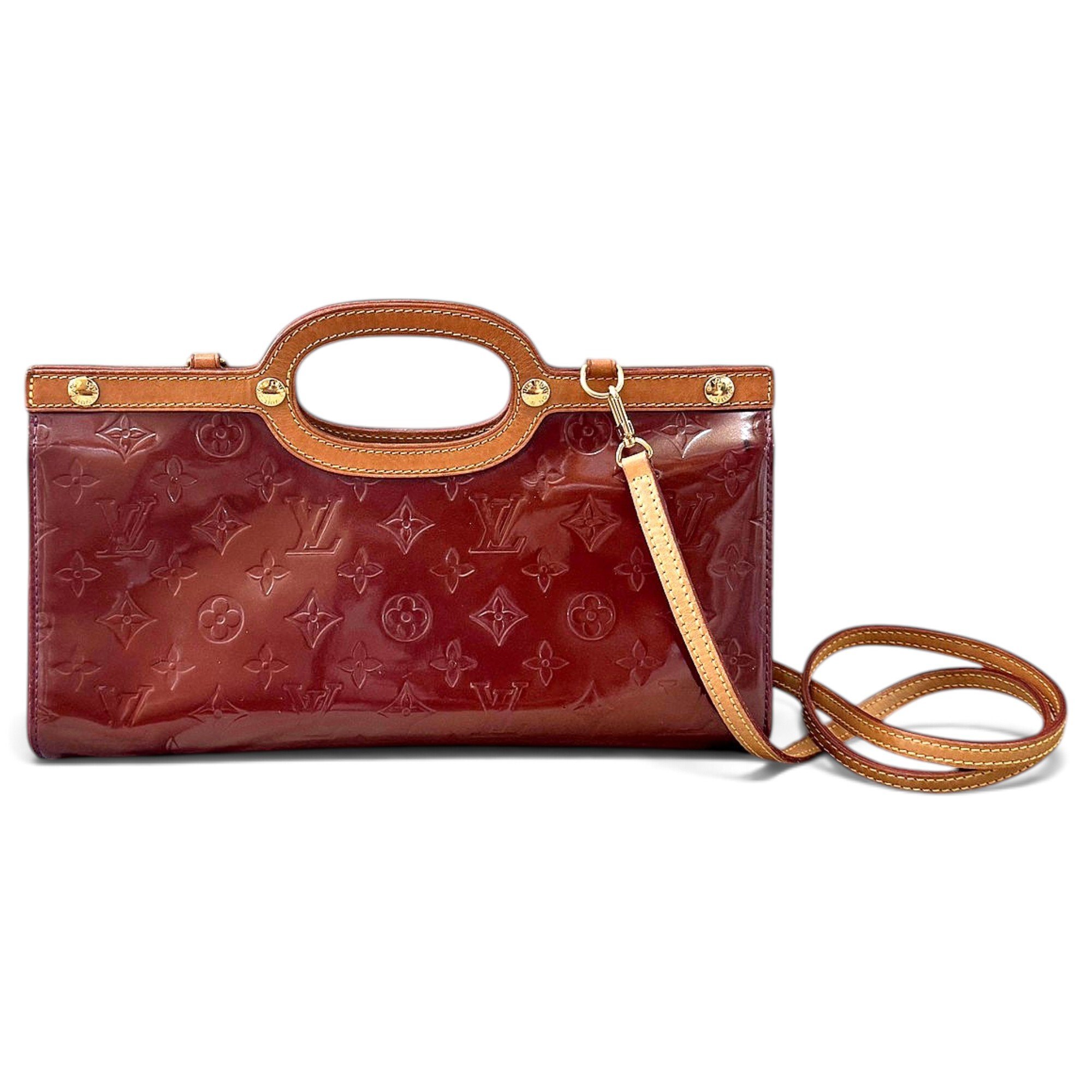 Roxbury patent leather handbag