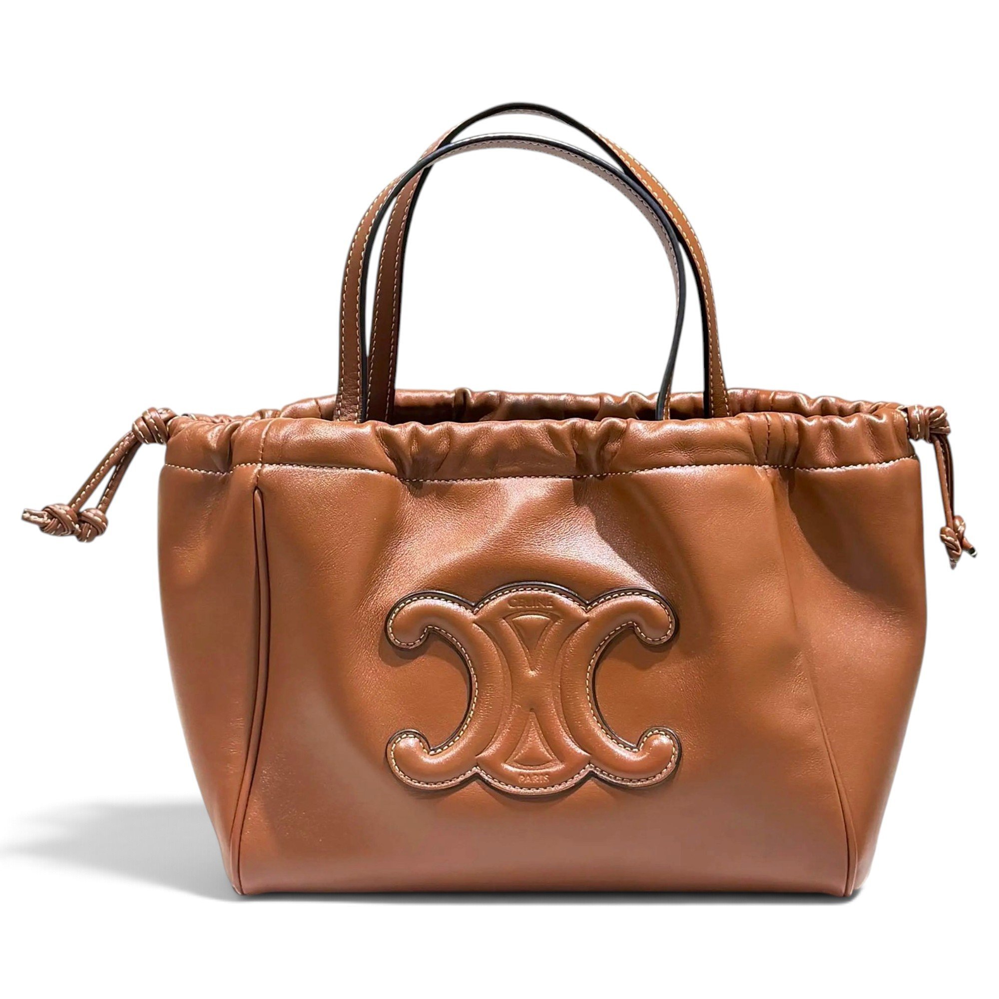 Triomphe leather crossbody bag