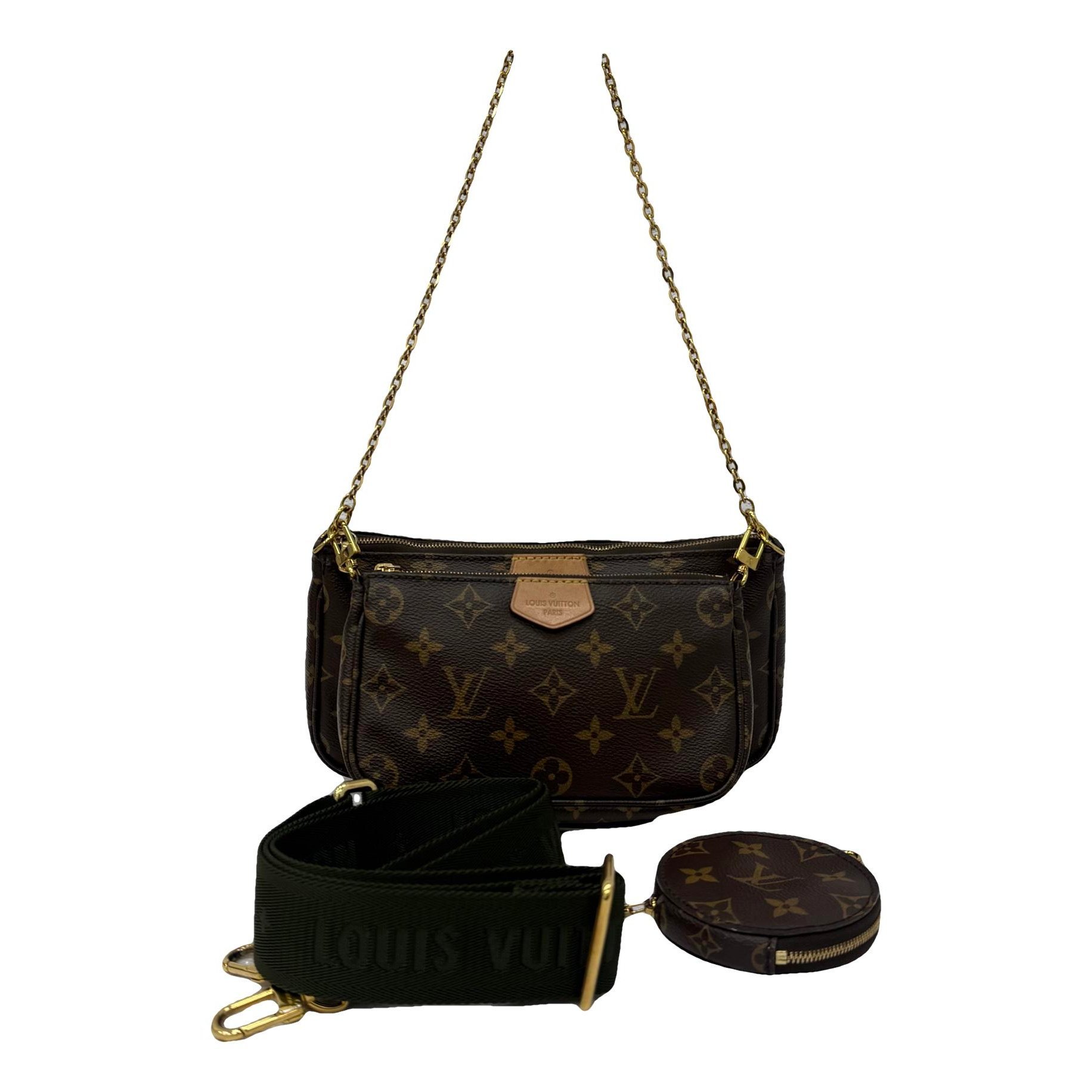 Multi Pochette Accessoires leather handbag