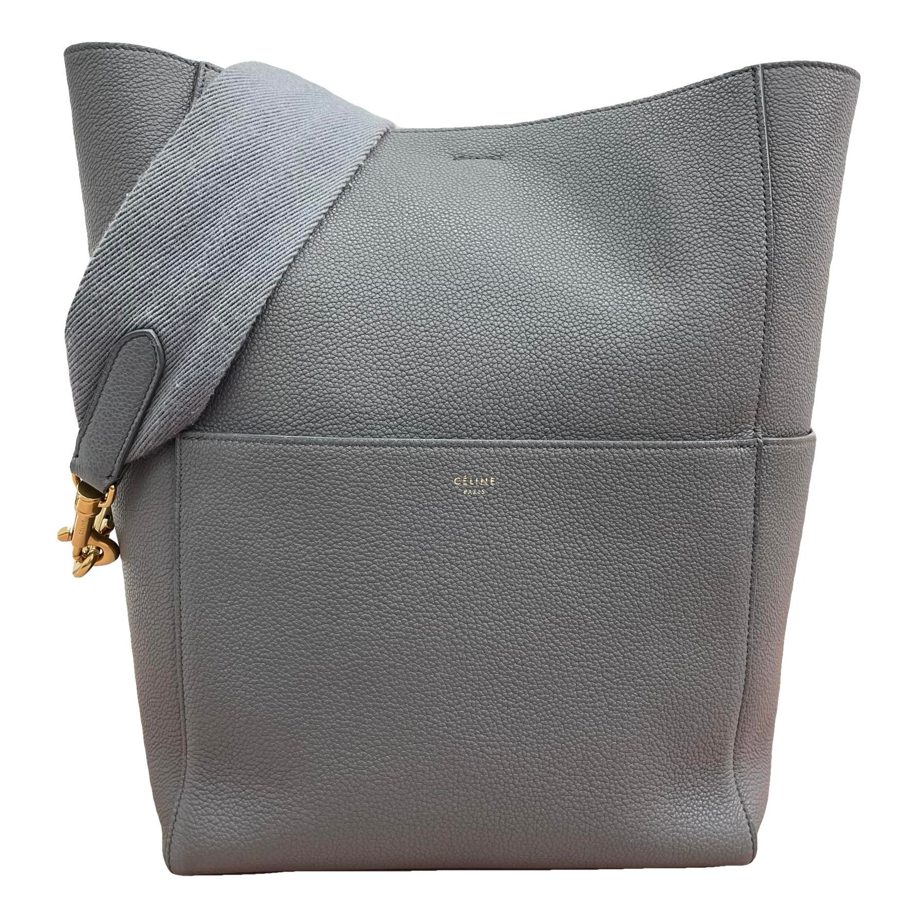 Seau Sangle leather handbag