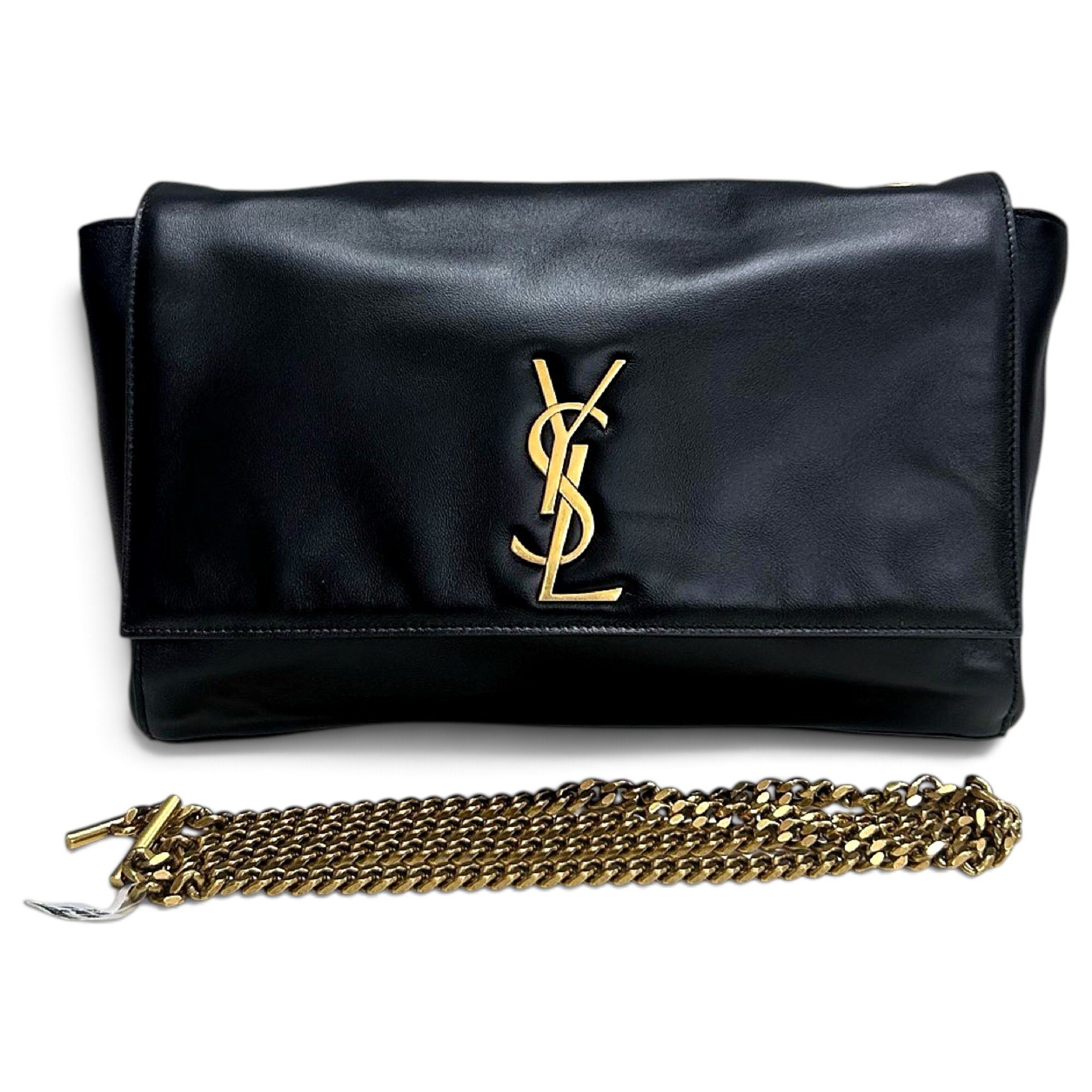 Reversible kate leather handbag