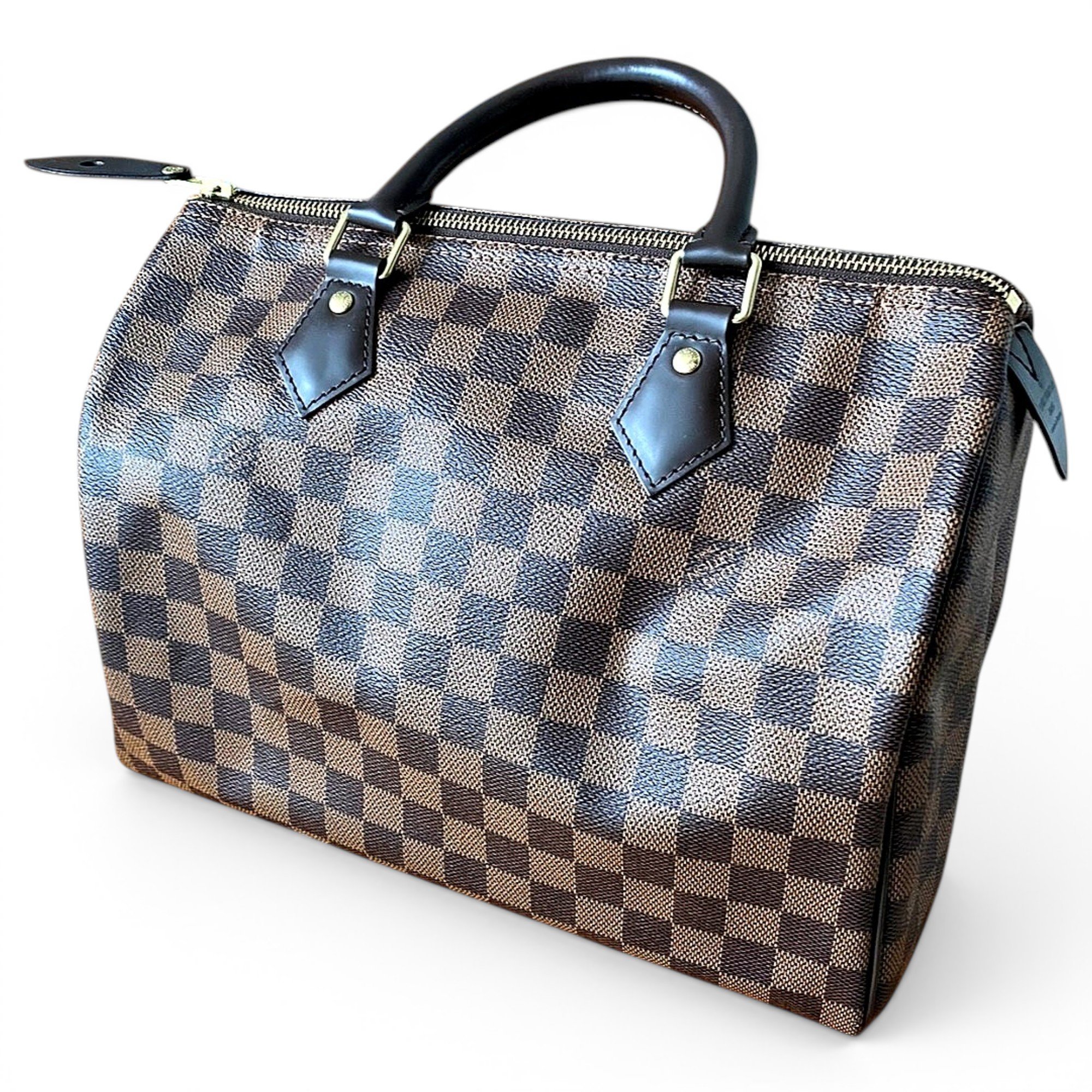 Speedy leather handbag