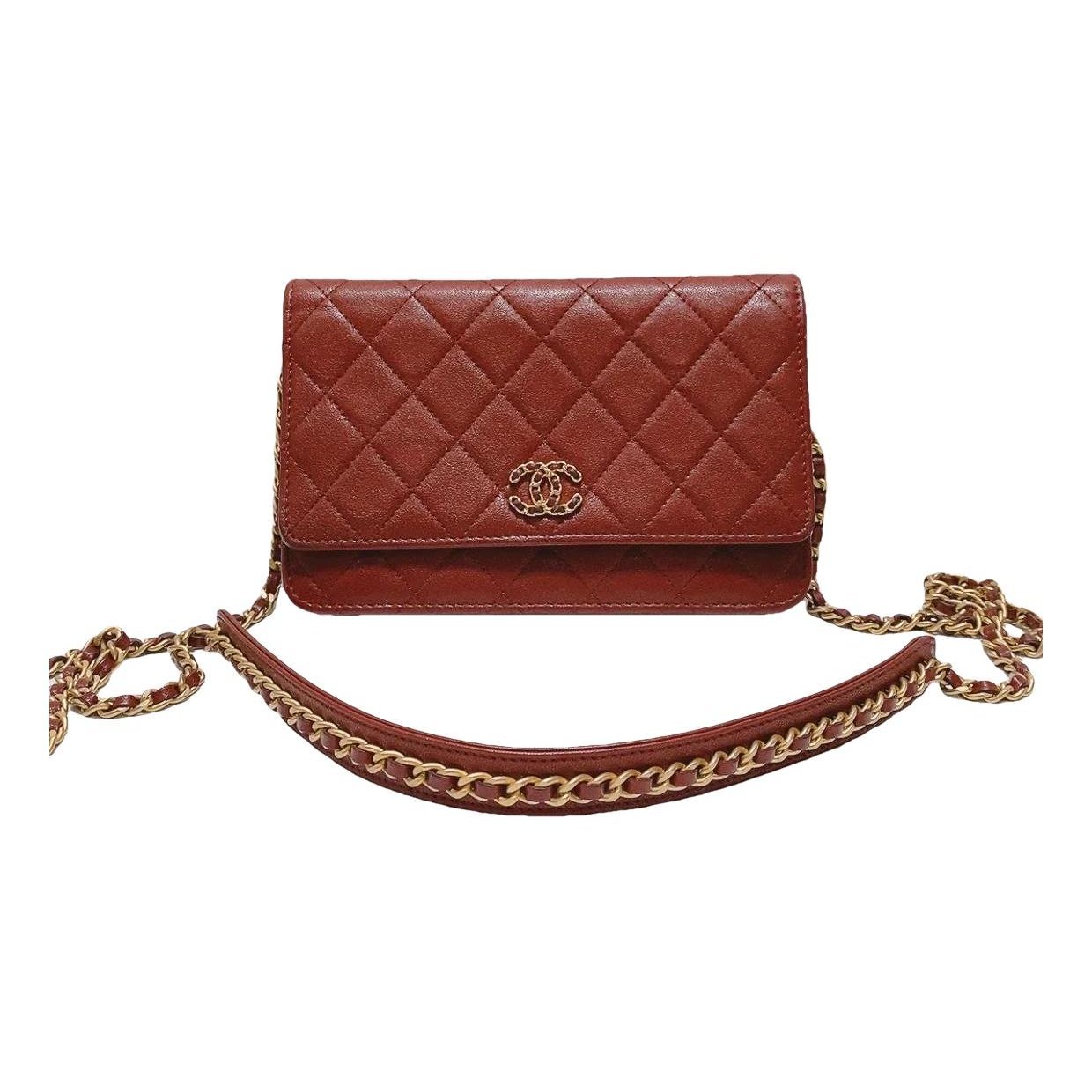 Trendy CC Wallet on Chain leather mini bag