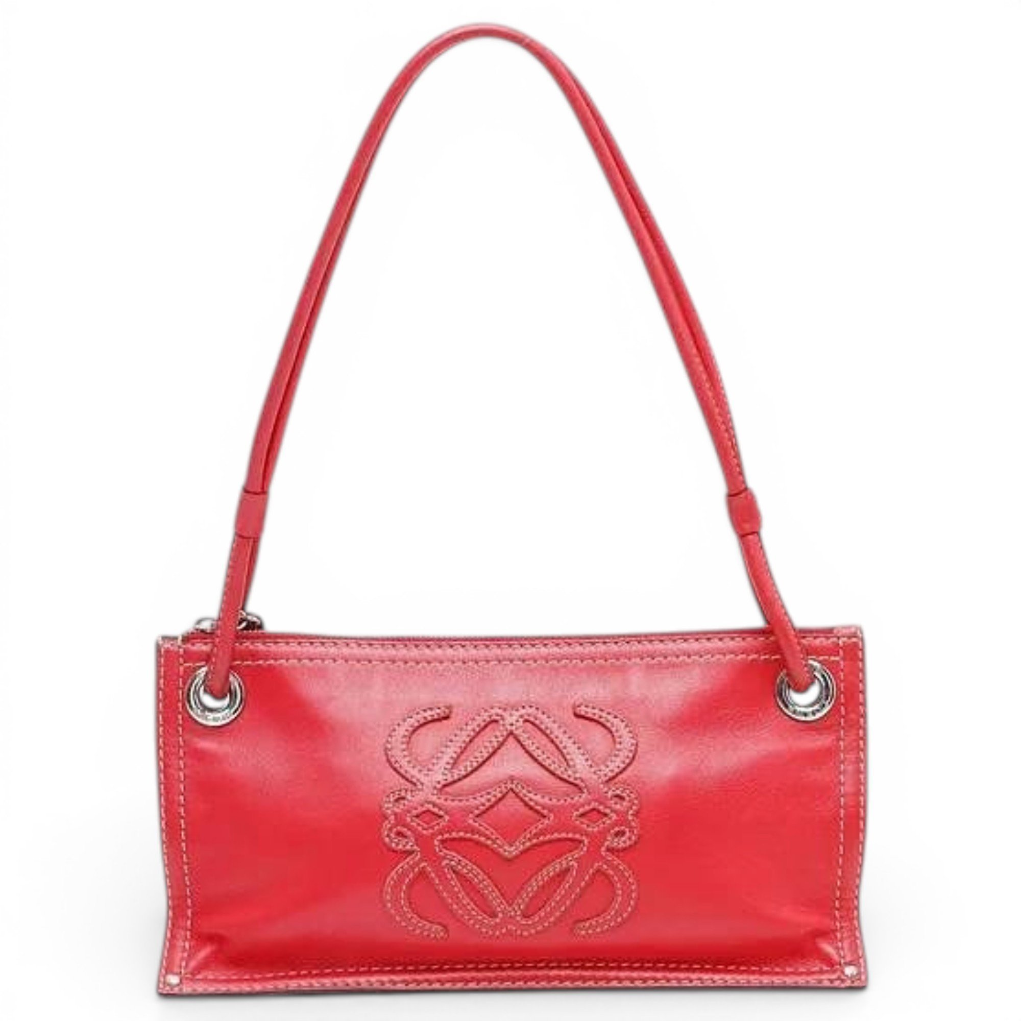 Anagram leather handbag