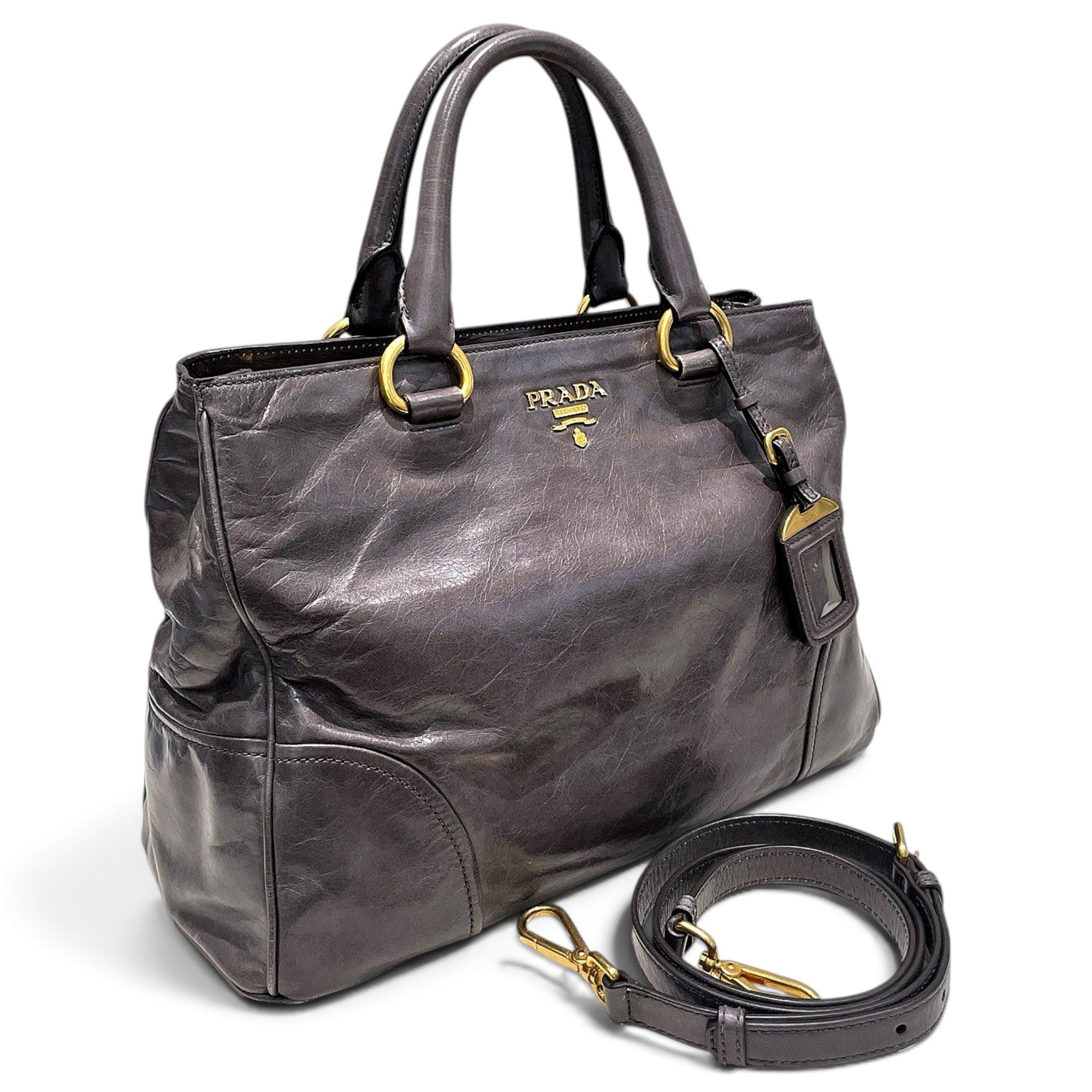 Bibliothèque leather tote