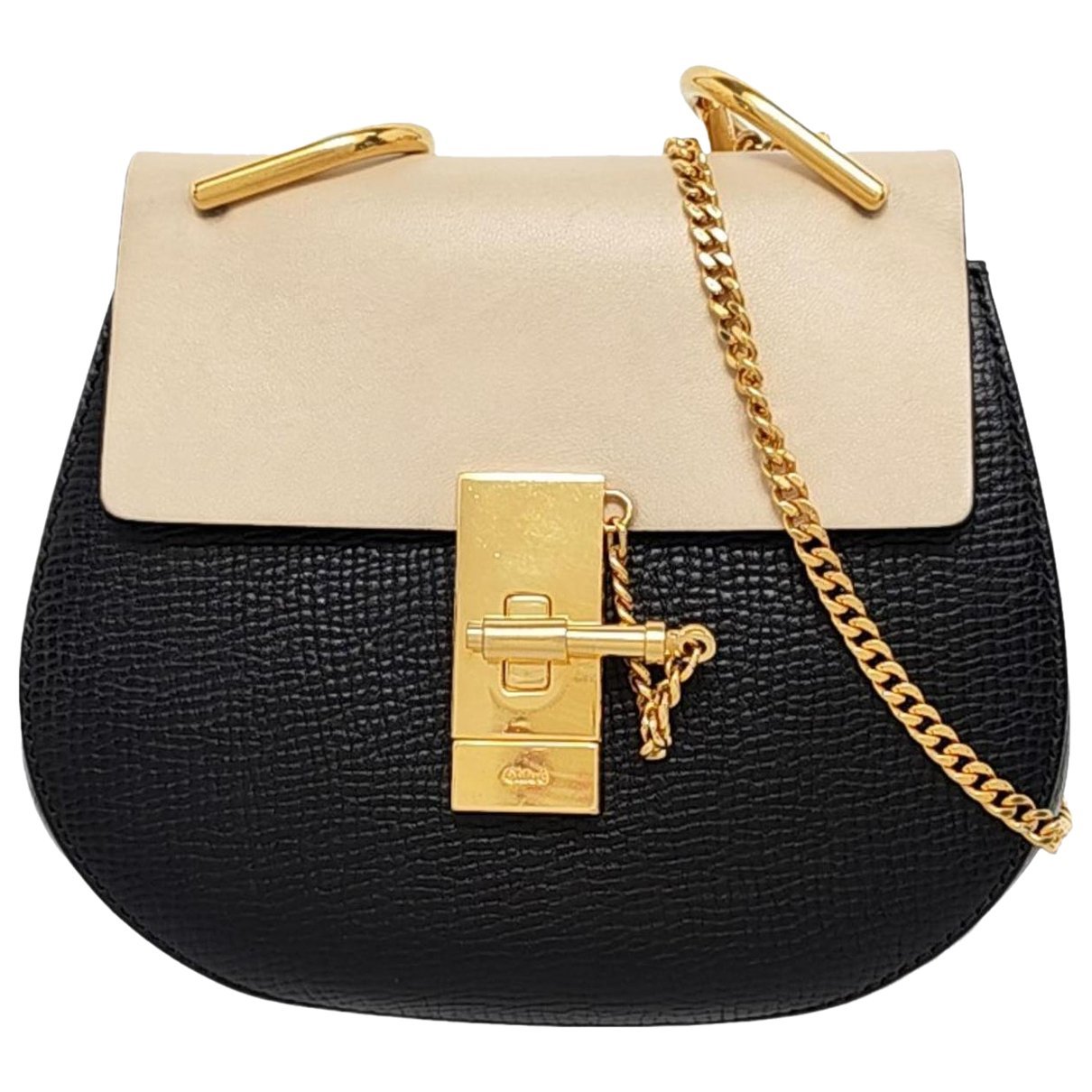 Drew leather handbag