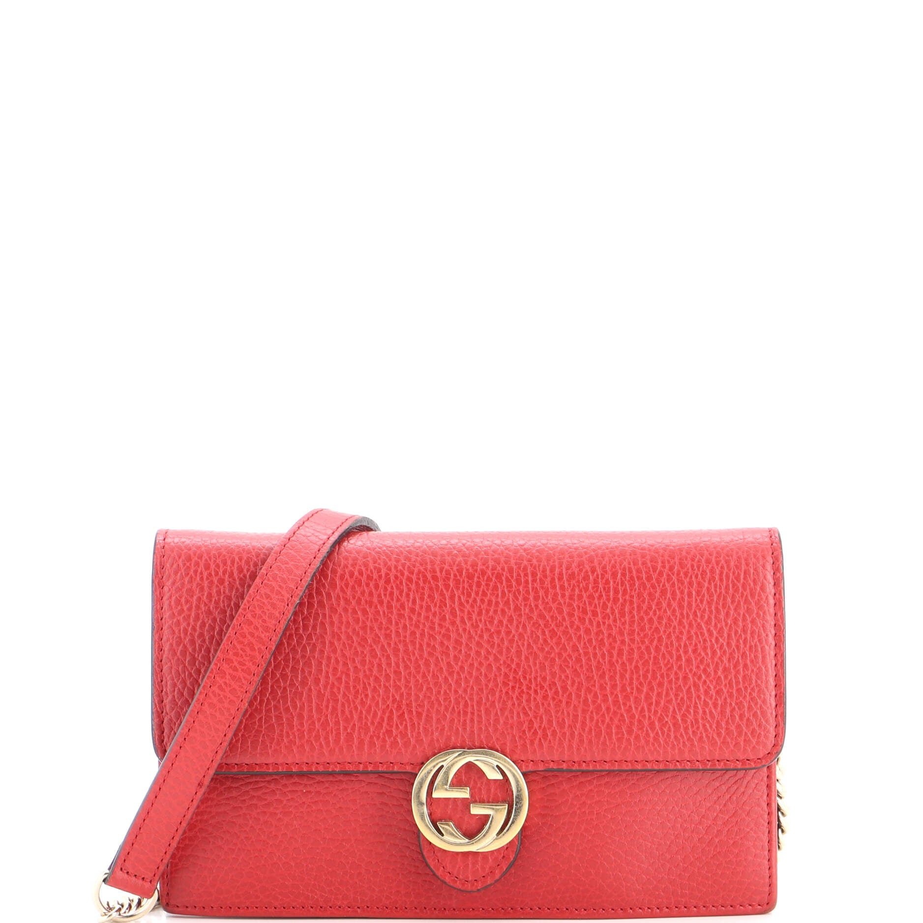 Interlocking Wallet on Chain Leather