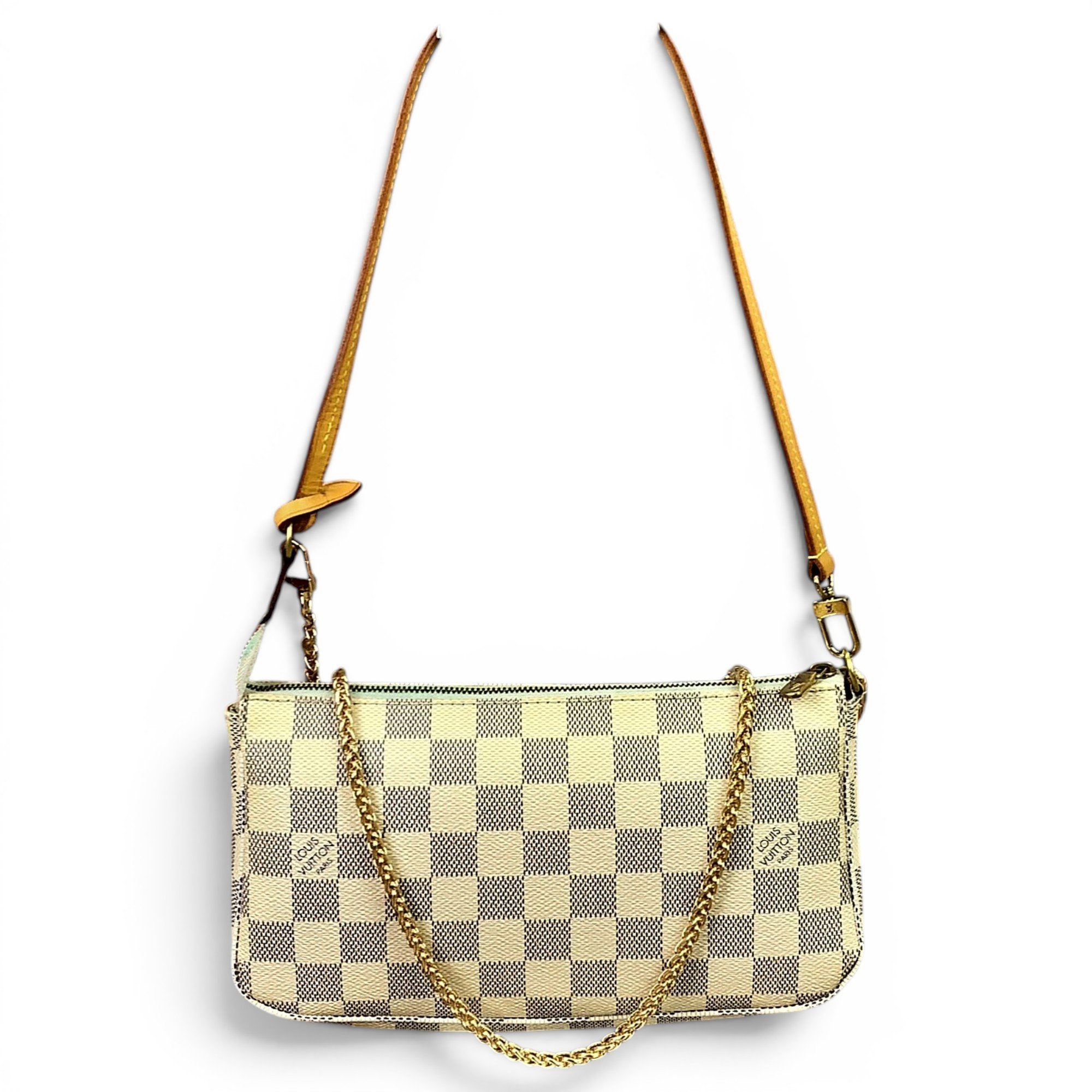 Pochette Accessoire leather handbag