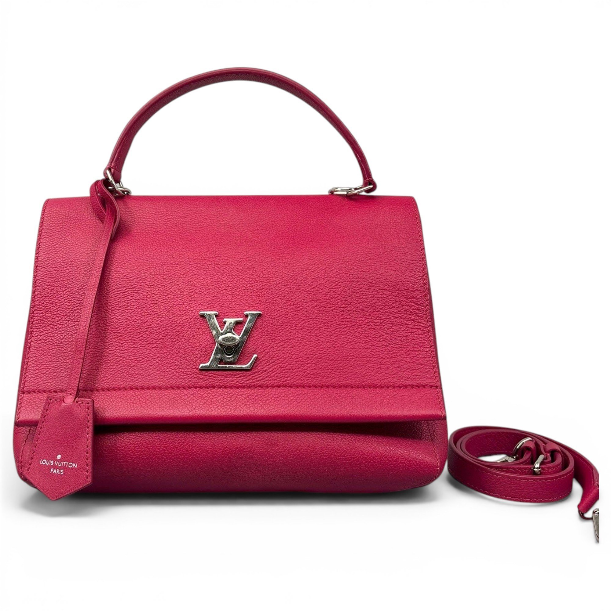 Lockme leather handbag