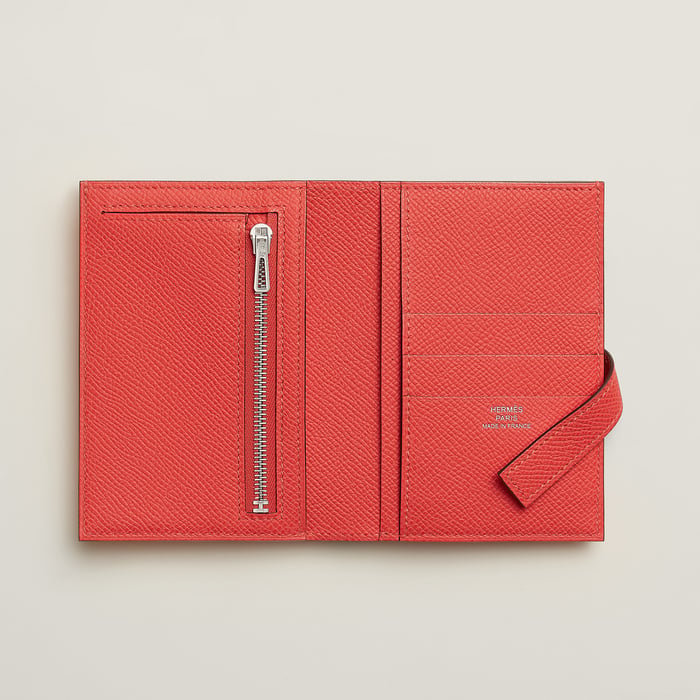 Orange Field New H Passant Compact Wallet